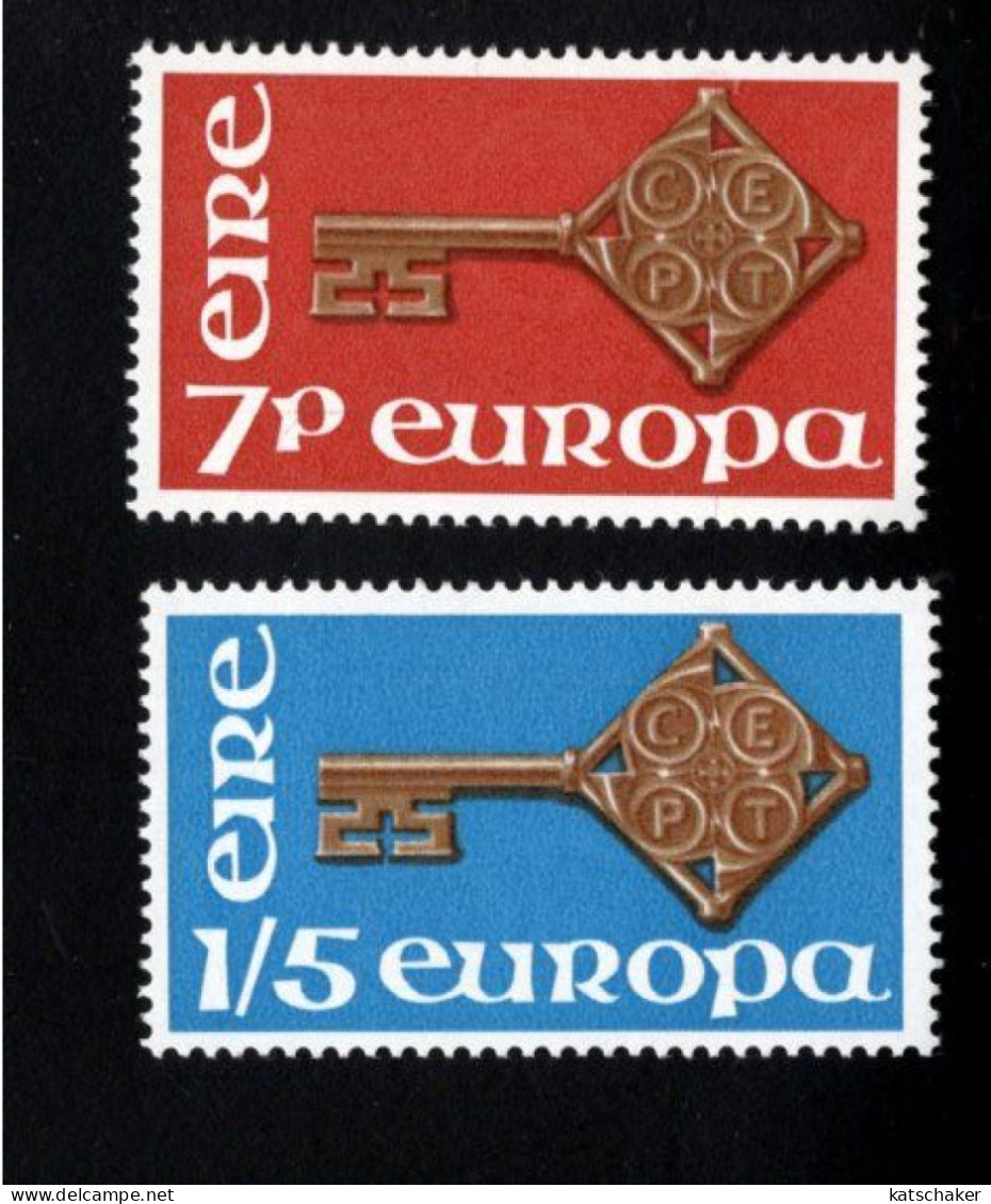 2000977835 1968  SCOTT 242 243 (XX) POSTFRIS  MINT NEVER HINGED - EUROPA ISSUE - Ungebraucht