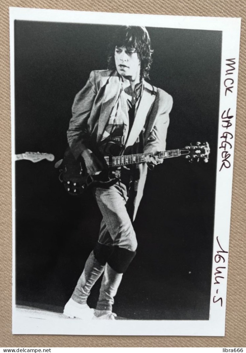 MICK JAGGER - 15 X 10 Cm. (REPRO PHOTO ! - Zie Beschrijving - Voir Description - See Description) ! - Personalidades Famosas