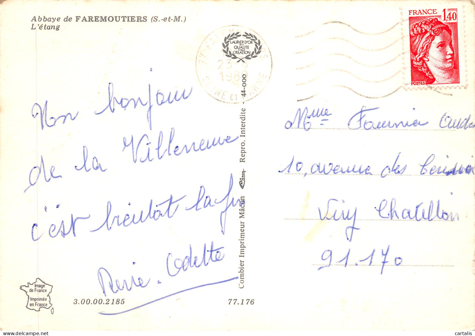 77-FAREMOUTIERS-N°C-3636-A/0079 - Faremoutiers
