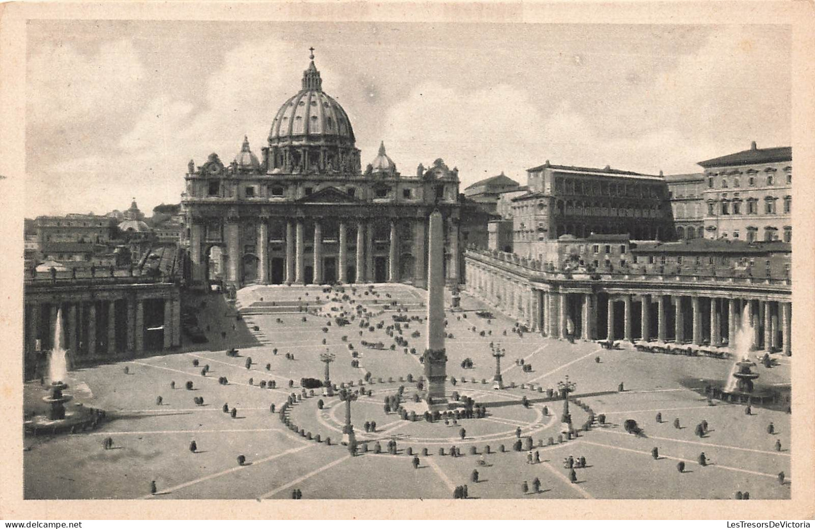 ITALIE - Roma - Vue Sur La Basilica Di S Pietro - Vue Générale De La Basilique - Animé - Carte Postale Ancienne - San Pietro