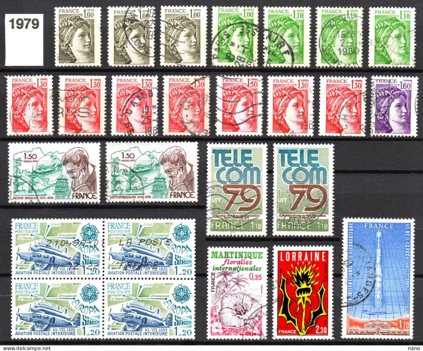 Années 1978 - 1979 - 44 Timbres - Oblitérés - Used Stamps