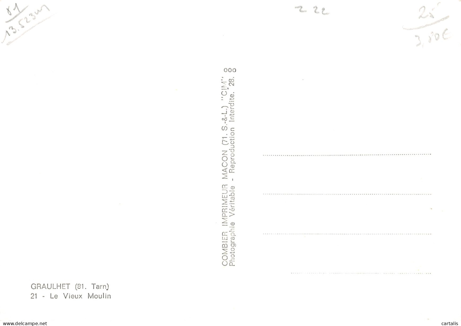 81-GRAULHET-N°C-3638-B/0057 - Graulhet