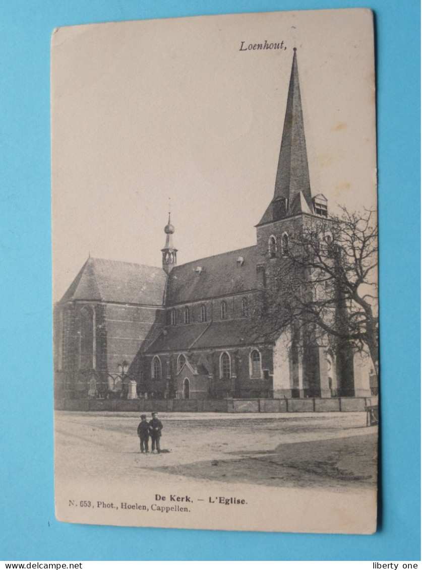 LOENHOUT De Kerk - L'Eglse ( Edit. : N. 653, Phot. Hoelen Cappellen ) Anno 19?? ( Zie Scans Voor Detail ) ! - Wuustwezel