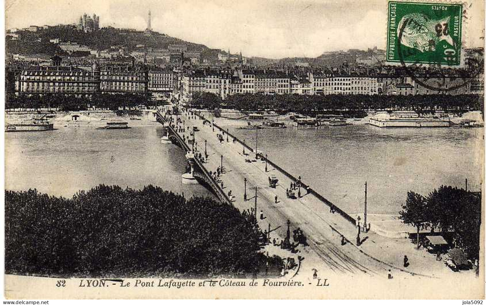 69 - LYON - Le Pont Lafayette Et Le Côteau De Fourvière - Lyon 2
