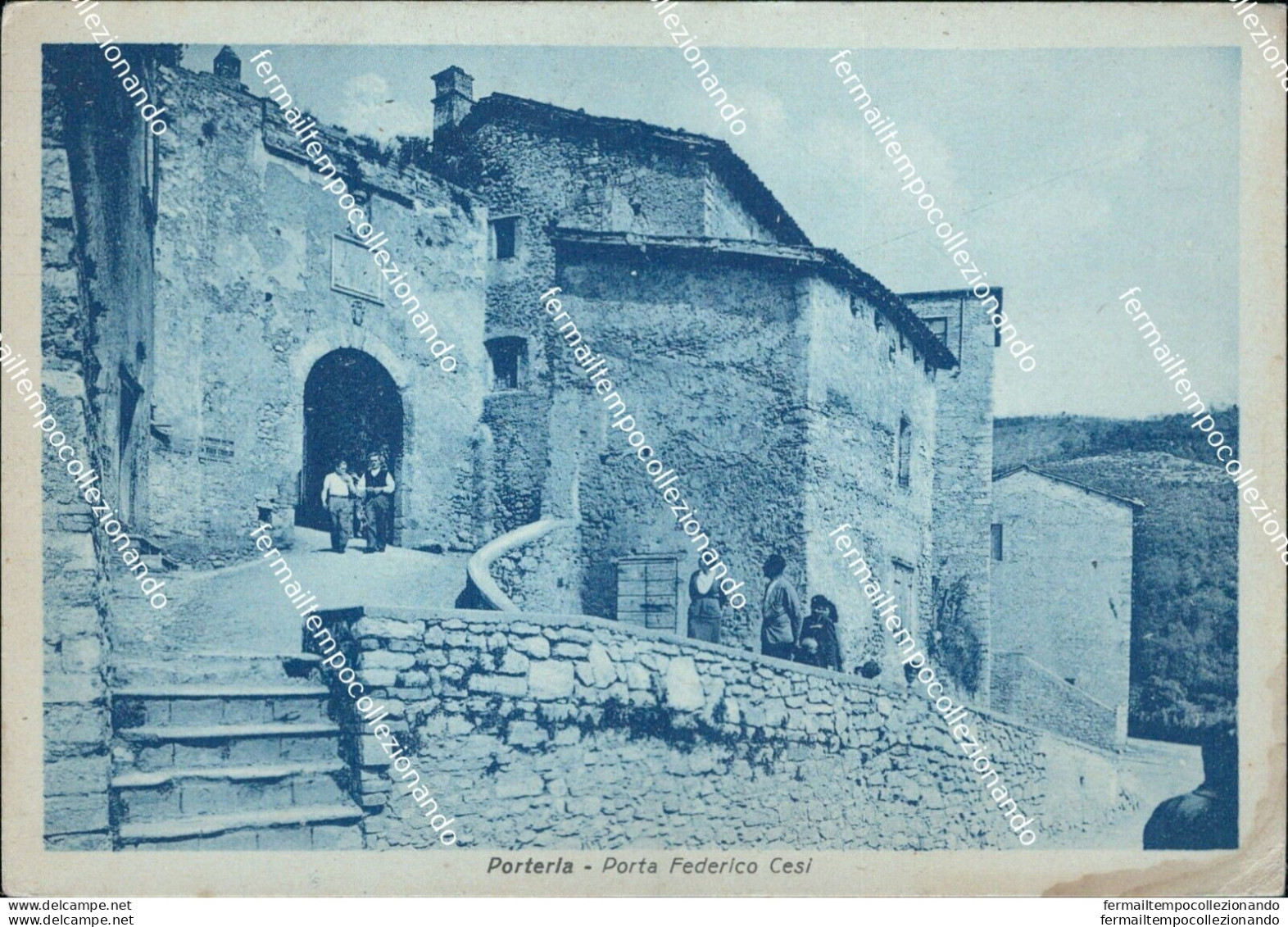 Cl487 Cartolina Porteria Porta Federico Cesi Provincia Di Trapani Sicilia - Trapani