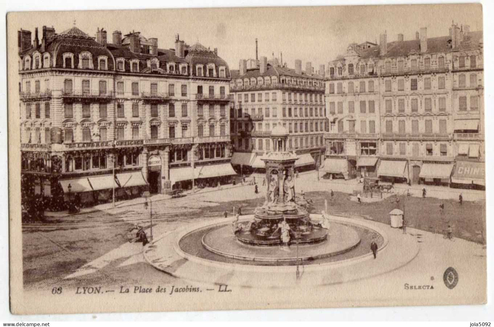 69 - LYON - La Place Des Jacobins - Lyon 2