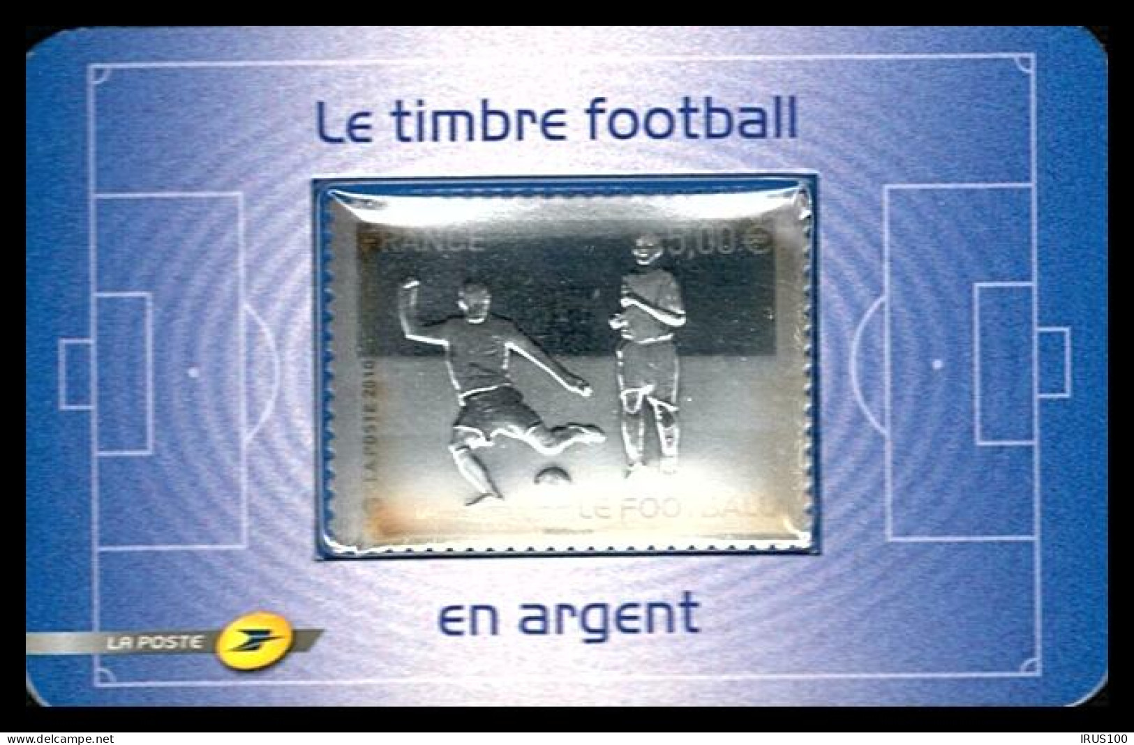 FRANCE LE TIMBRE  FOOTBALL EN ARGENT - LA POSTE 2010 - YT 430 NEUF - Nuovi