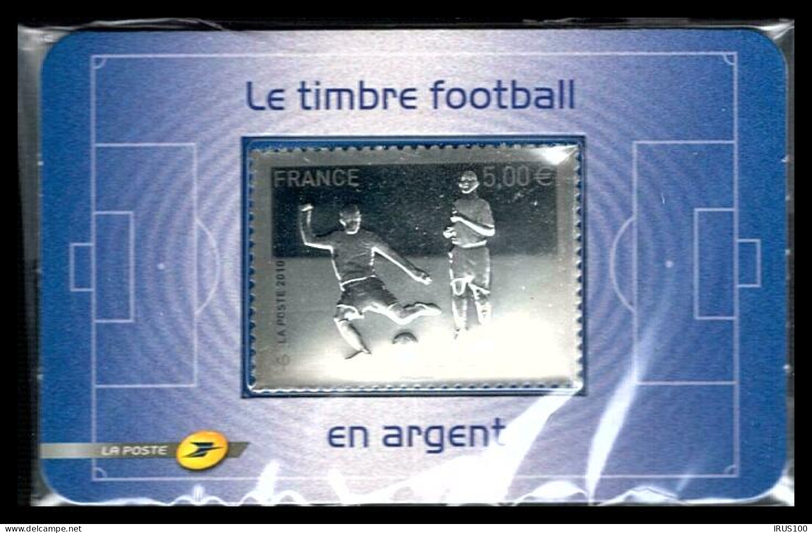 FRANCE LE TIMBRE  FOOTBALL EN ARGENT - LA POSTE 2010 - YT 430 NEUF - Nuovi