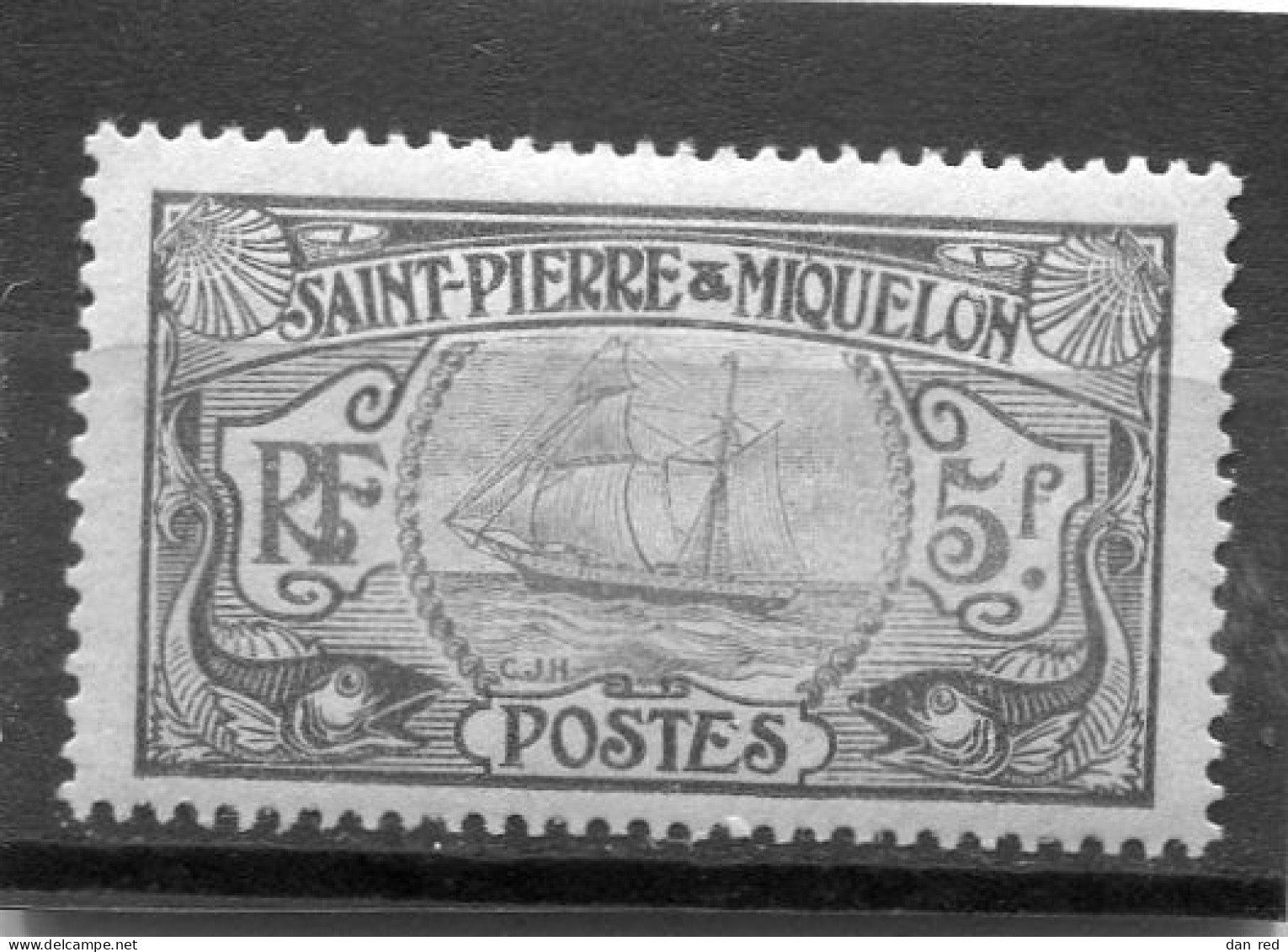 SAINT-PIERRE ET MIQUELON N° 93 * (Y&T) (Neuf Charnière) - Unused Stamps