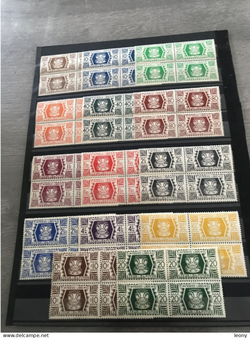 TIMBRES  De WALLIS & FUTUNA  " SERIE De LONDRES"  N° YT 133 à YT 146  - NEUFS** - Cote 21 Euros Par 4 - Unused Stamps