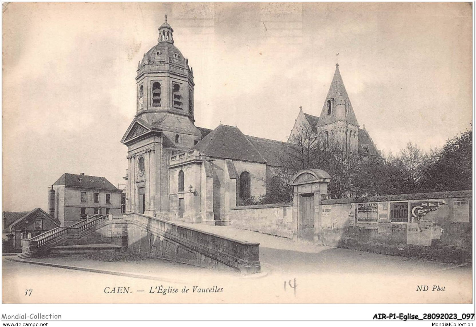 AIRP1-EGLISE-0049 - Caen - L'église De Vaucelles - Eglises Et Cathédrales