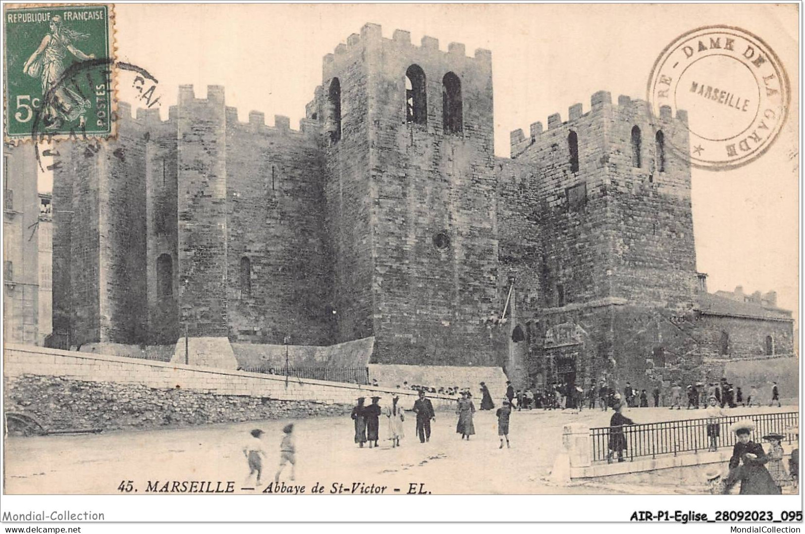 AIRP1-EGLISE-0048 - Marseille - Abbaye De St-victor - El - Eglises Et Cathédrales