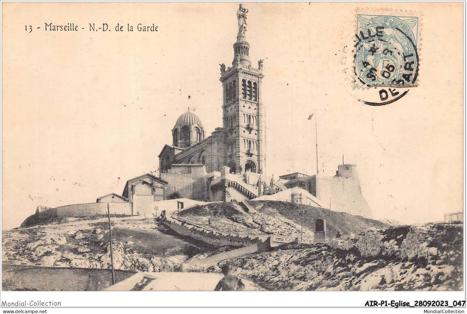 AIRP1-EGLISE-0024 - Marseille - N-d De Lagarde - Eglises Et Cathédrales