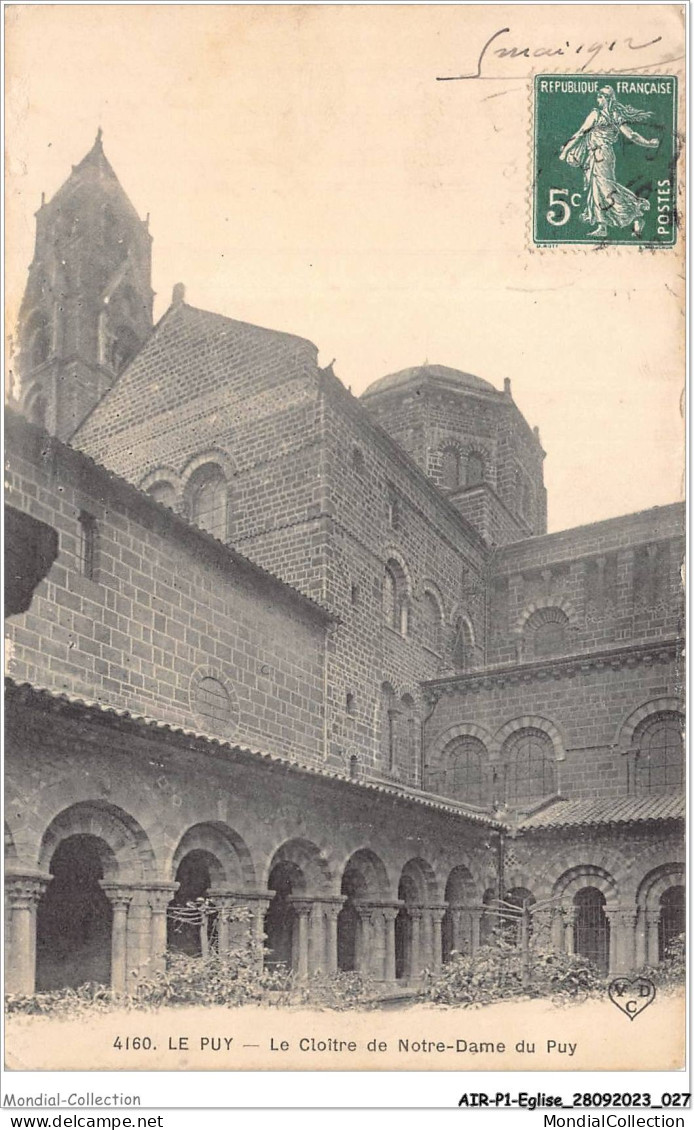 AIRP1-EGLISE-0014 - Le Puy - Le Cloitre De Notre-dame Du Puy - Eglises Et Cathédrales