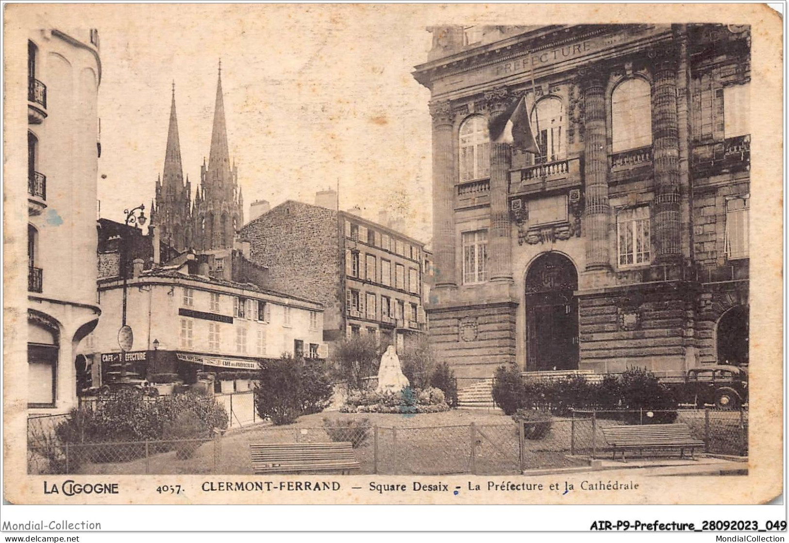 AIRP9-PREFECTURE-0957 - Clermont-ferrand - Square Desaix - La Préfecture Et La Cathédrale - Altri & Non Classificati