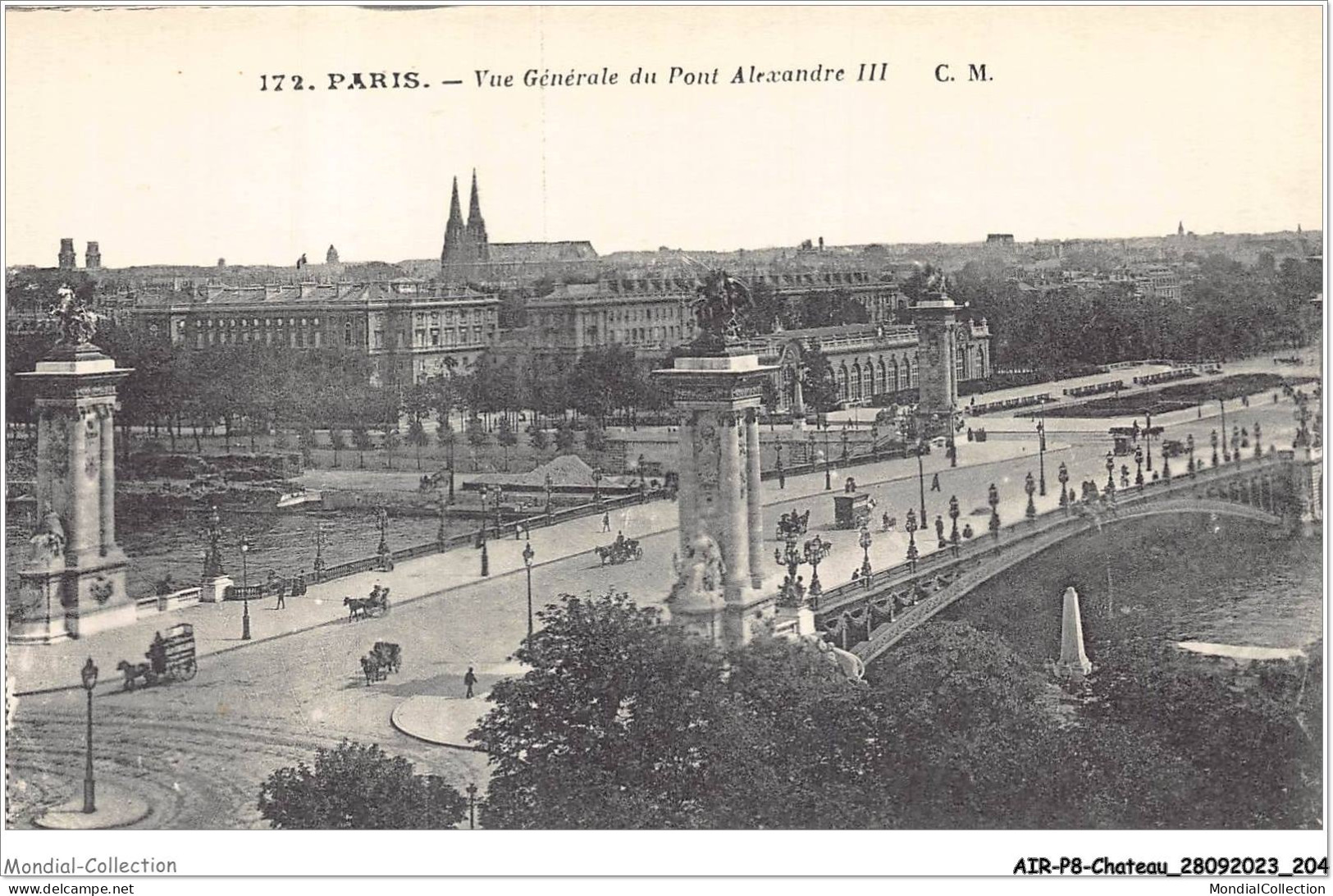 AIRP8-PONT-0926 - Paris - Vue Générale Du Pont Alexander III - Ponti