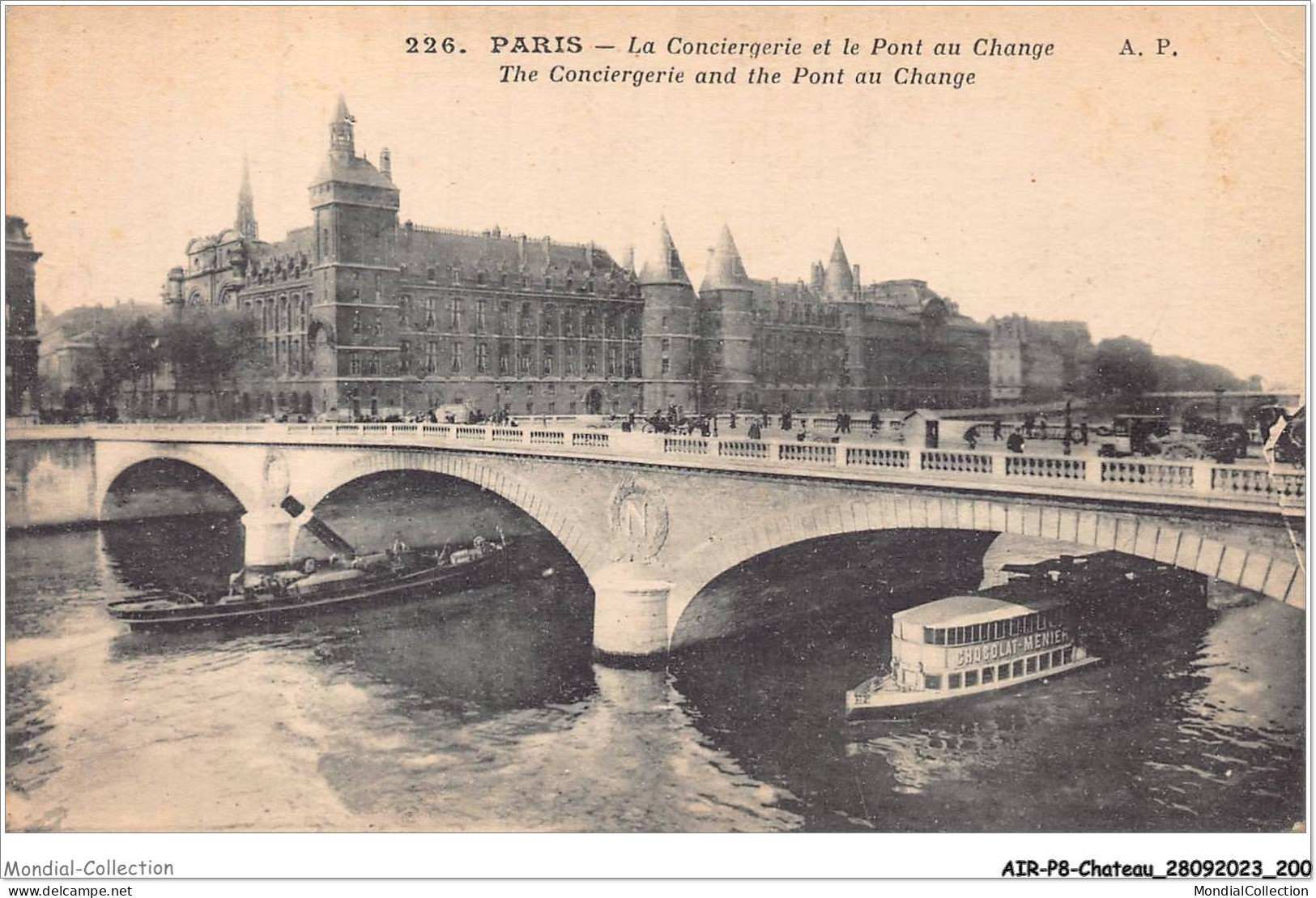 AIRP8-PONT-0924 - Paris - La Conciergerie Et Le Pont Au Change - Ponti