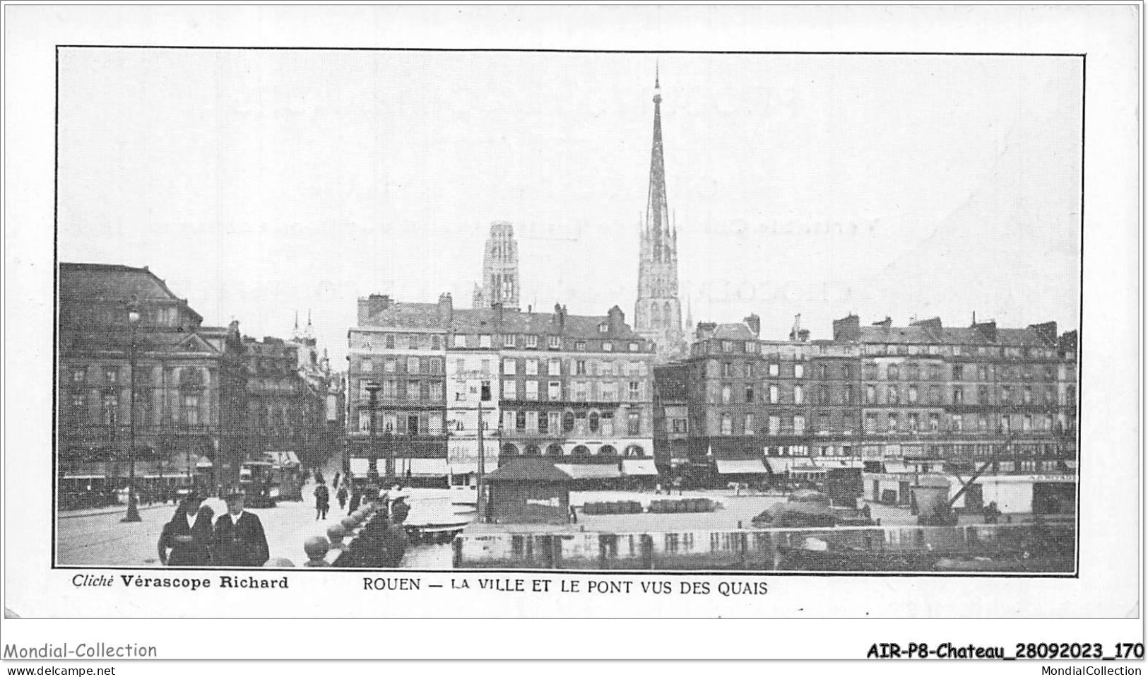 AIRP8-PONT-0909 - Rouen - La Ville Et Le Pont Vus Des Quais - Ponti