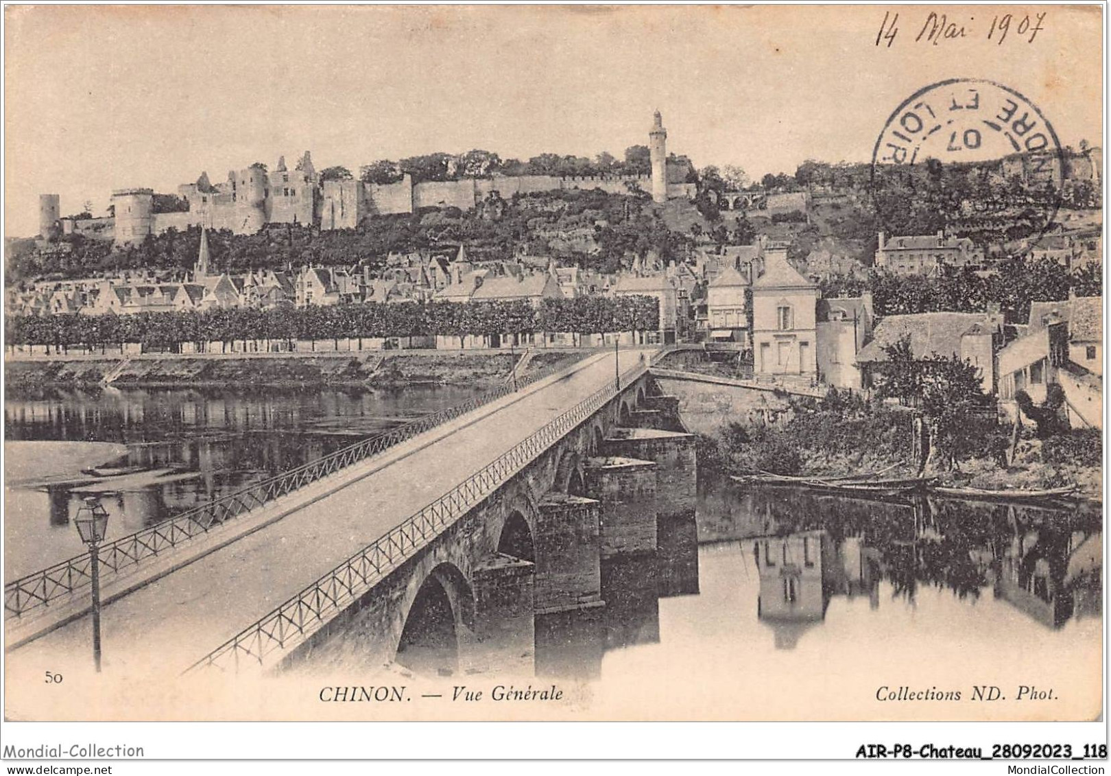 AIRP8-PONT-0883 - Chinon - Vue Générale - Ponts