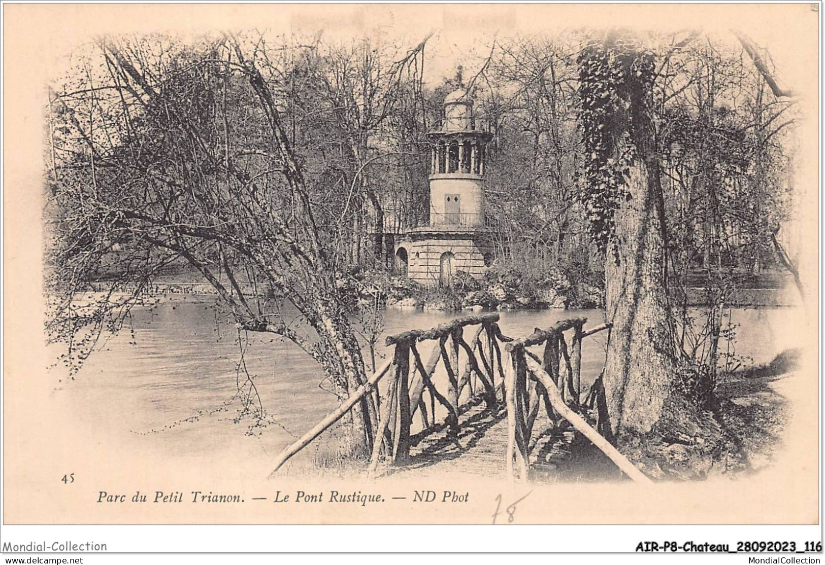 AIRP8-PONT-0882 - Parc Du Petit Trianon - Le Pont Rustique - Ponts