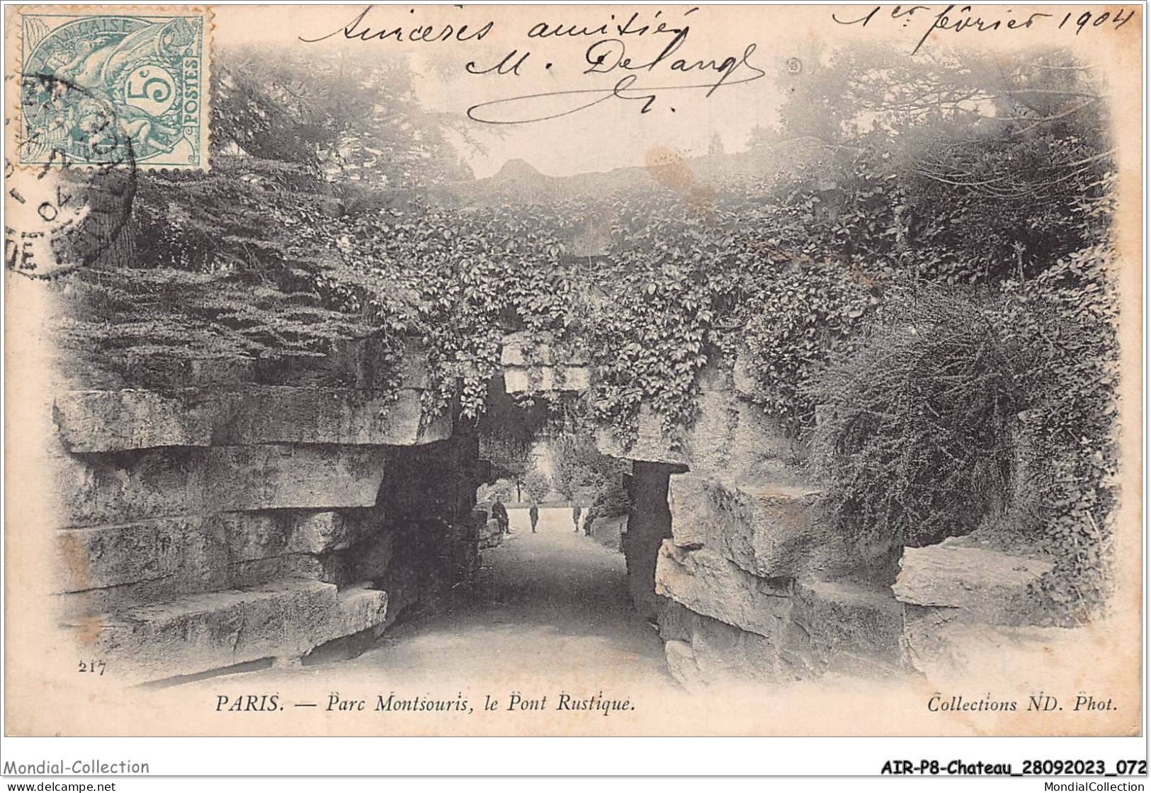 AIRP8-PONT-0860 - Paris - Parc Montsouris - Le Pont Rustique - Bridges