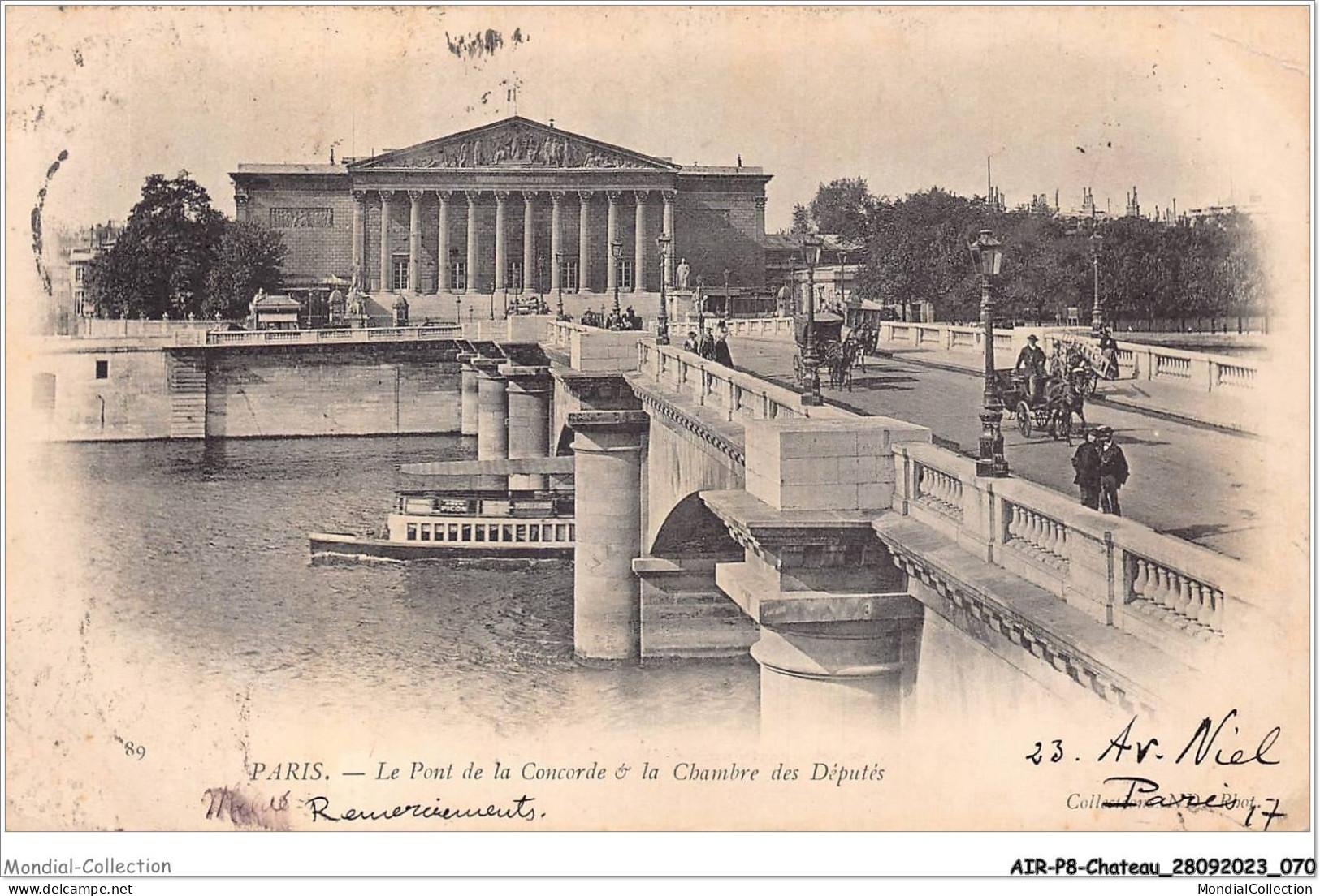 AIRP8-PONT-0859 - Paris - Le Pont De La Concorde Et La Chambre Des Députés - Ponts