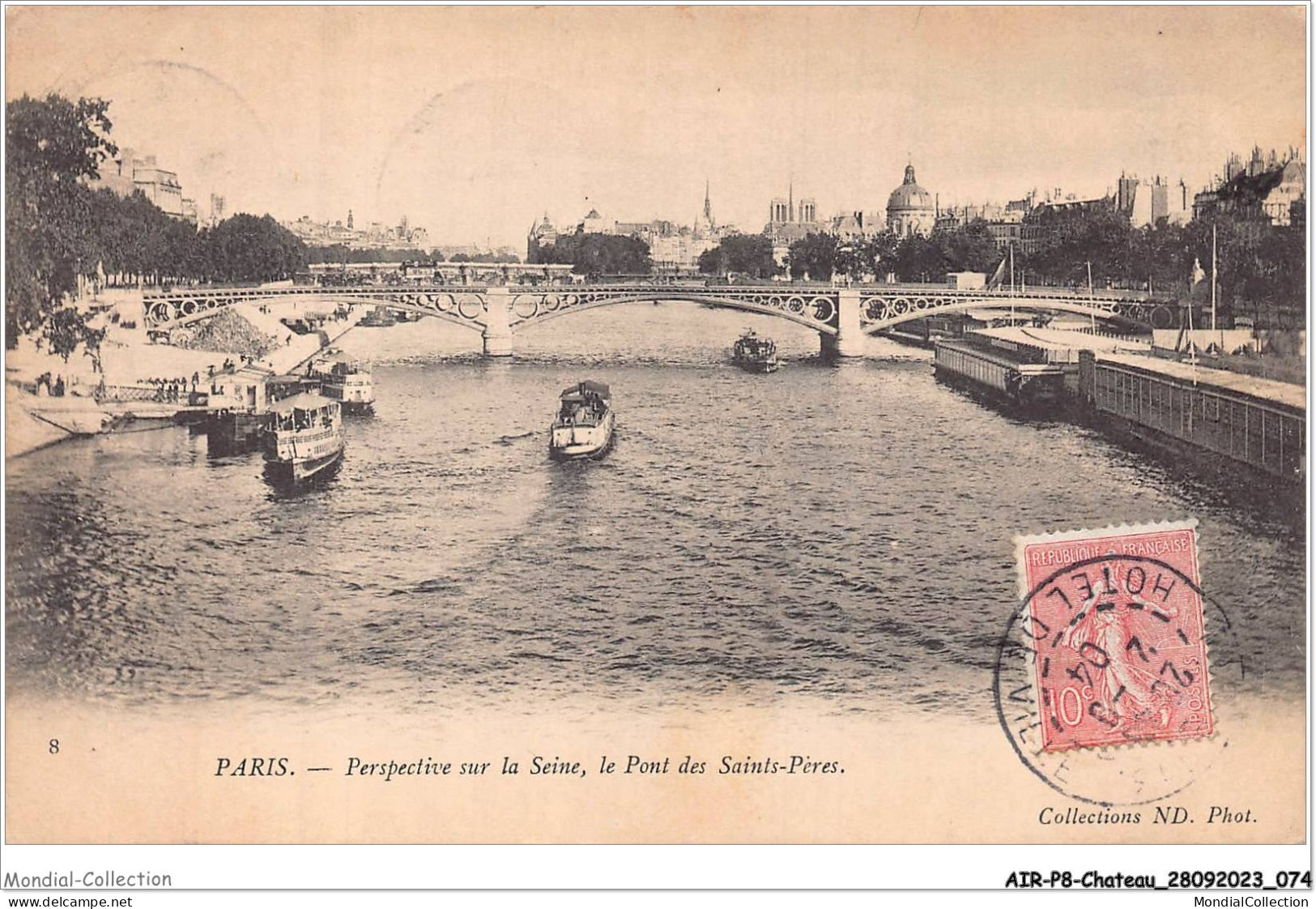 AIRP8-PONT-0861 - Paris - Perspective Sur La Seine - Le Pont Des Saints-pères - Brücken