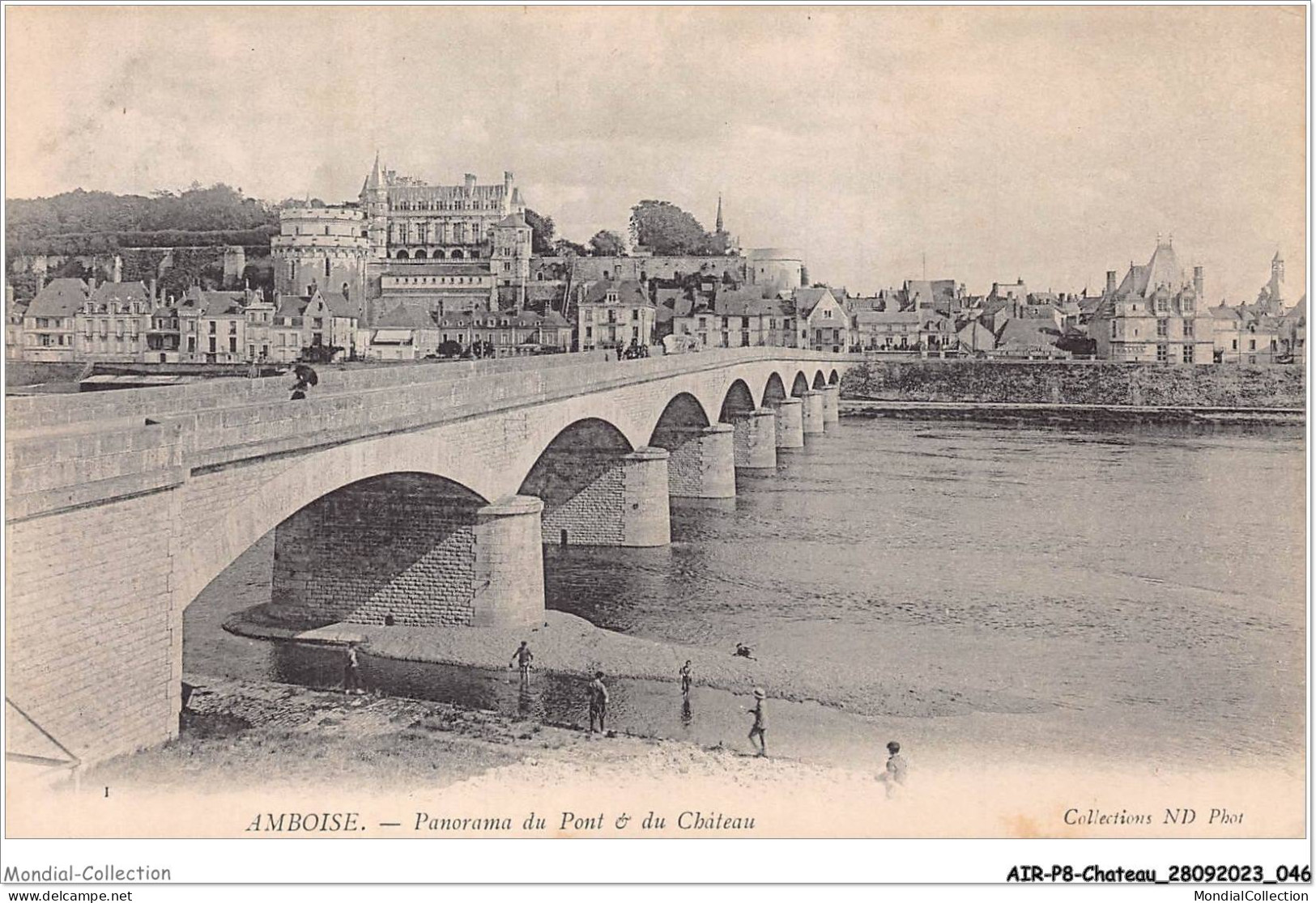 AIRP8-PONT-0847 - Amboise - Panorama Du Pont Et Du Chateau - Ponts