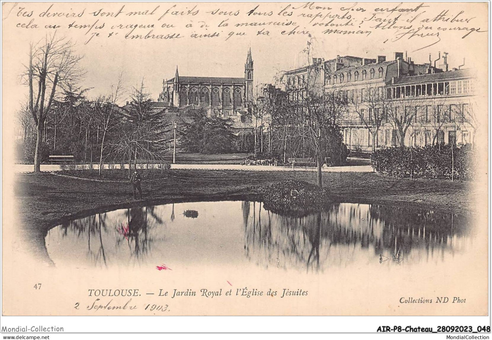 AIRP8-PONT-0848 - Toulouse - Le Jardin Royal Et L'église Des Jésuites - Brücken