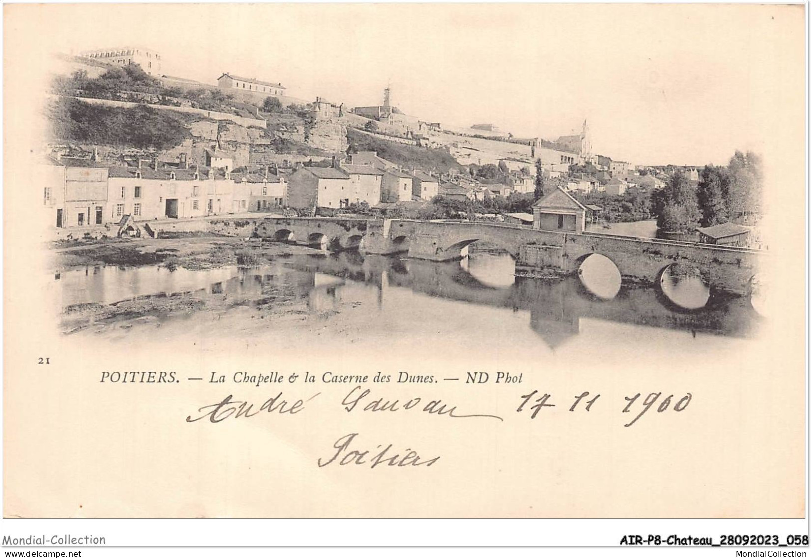 AIRP8-PONT-0853 - Poitiers - La Chapelle Et La Caserne Des Dunes - Ponts