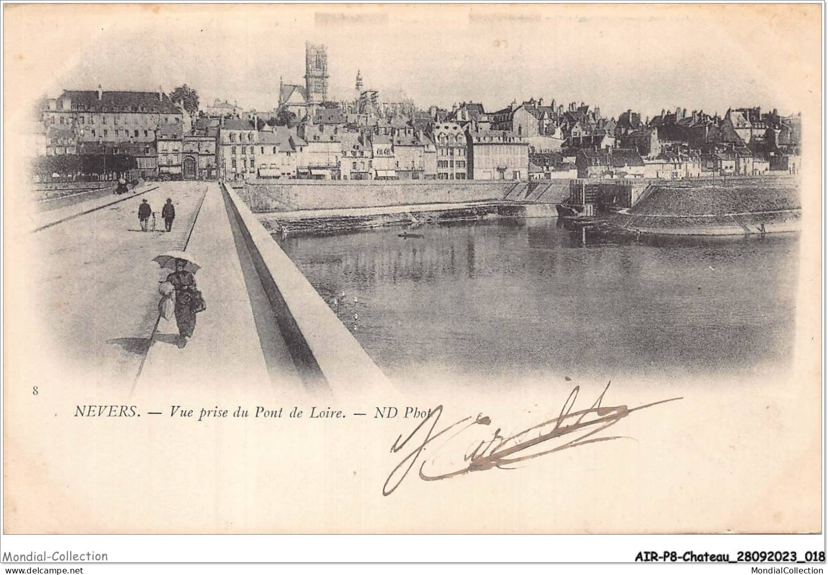 AIRP8-PONT-0833 - Nevers - Vue Prise Du Pont De Loire  - Puentes