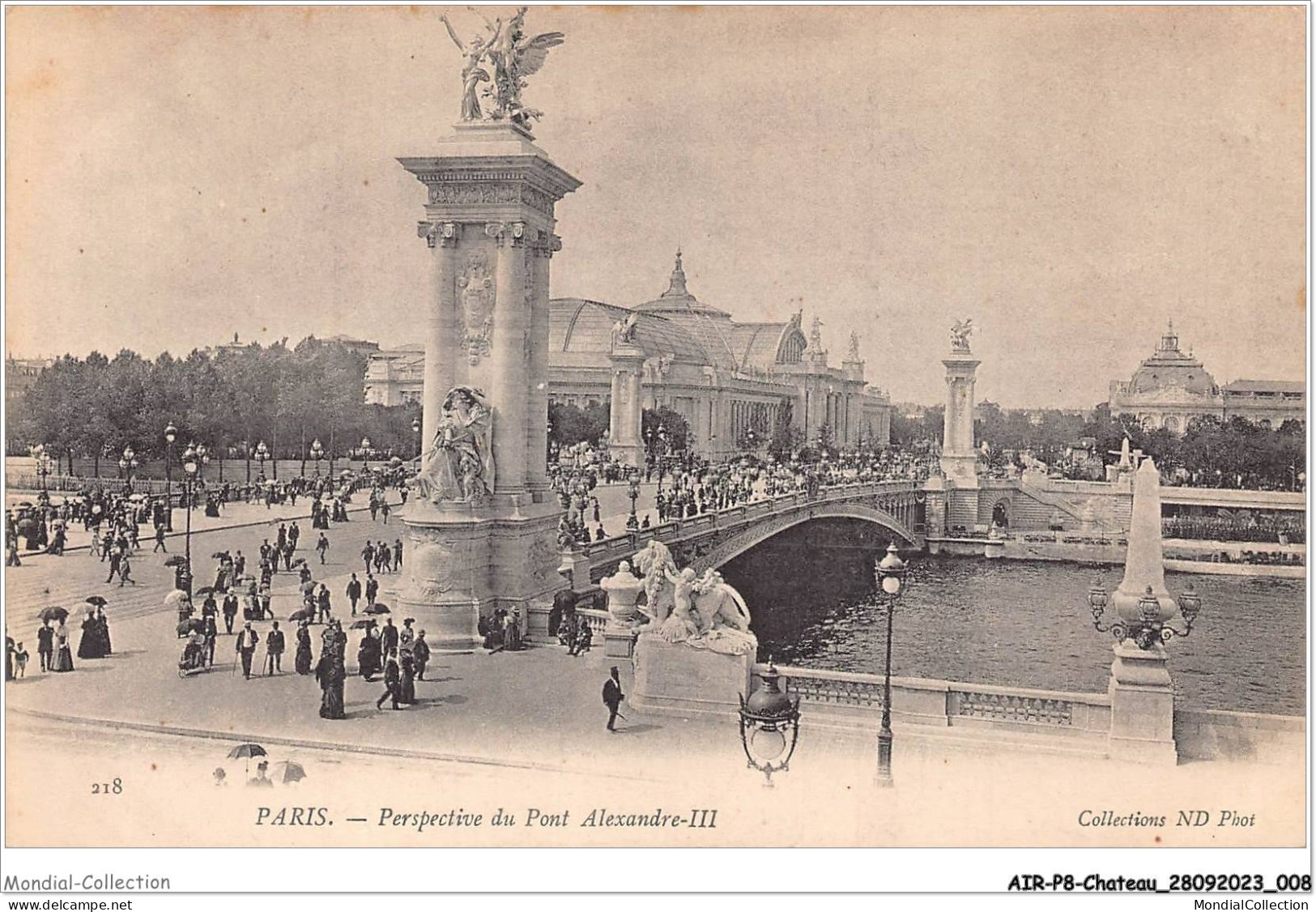 AIRP8-PONT-0828 - Paris - Perpective Du Pont Alexander-III - Ponti
