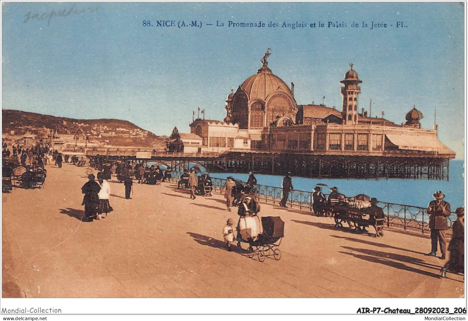 AIRP7-CHATEAU-0793 - Nice - La Promenade Des Anglais Et Le Palais De La Jetée - Castelli