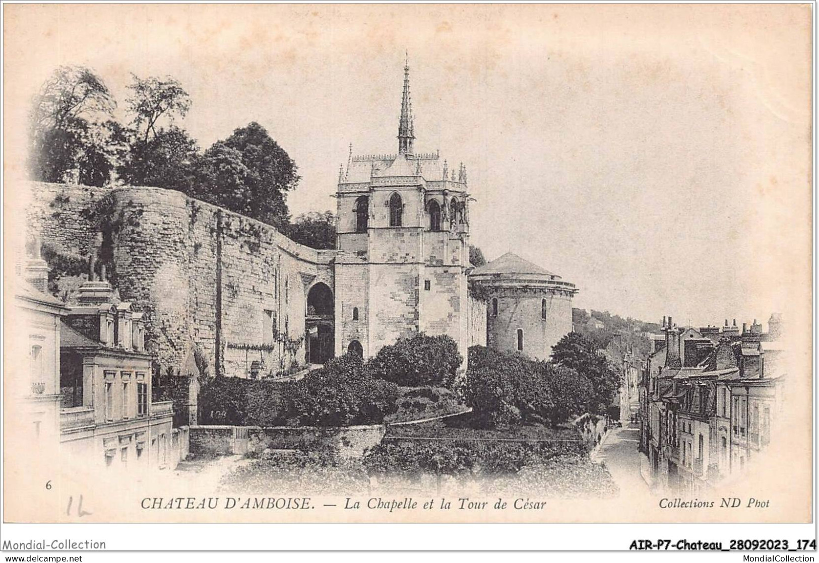 AIRP7-CHATEAU-0777 - Chateau D'amboise - La Chapelle Et La Tour De César - Castelli