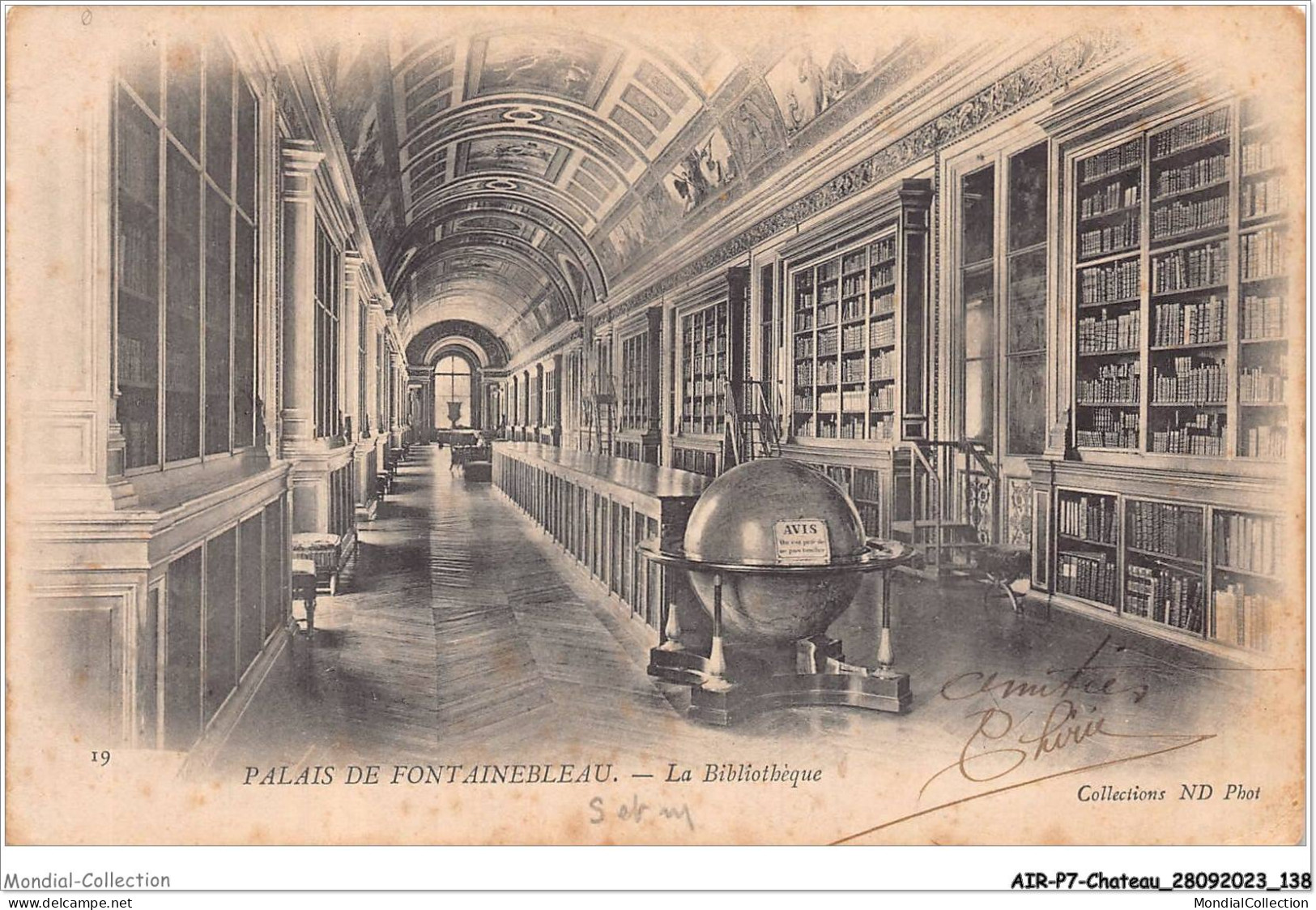 AIRP7-CHATEAU-0759 - Palais De Fontainebleau - La Bibliothèque - Châteaux