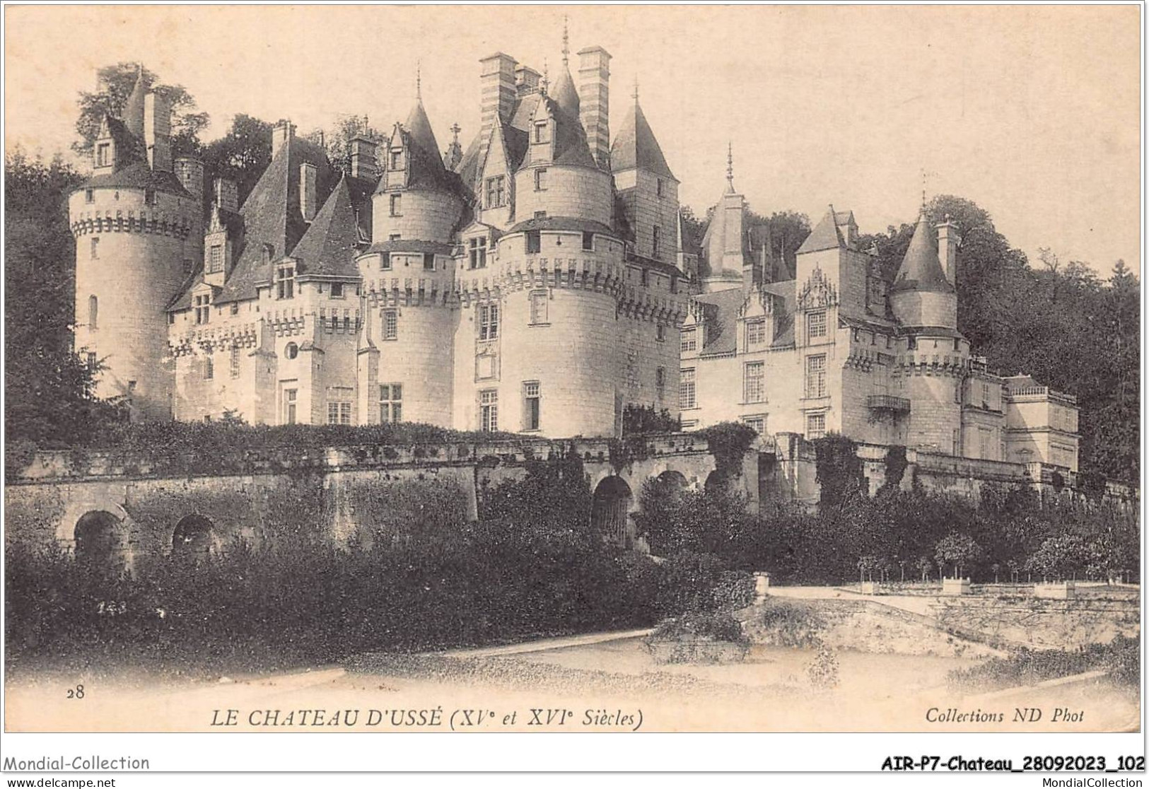 AIRP7-CHATEAU-0741 - Le Chateau D'ussé - Châteaux