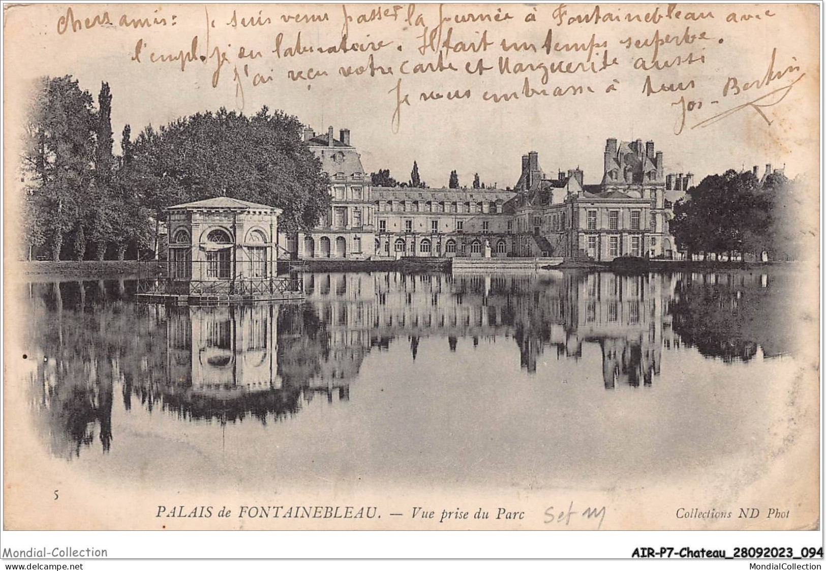 AIRP7-CHATEAU-0737 - Palais De Fontainebleau - Vue Prise Du Parc - Châteaux