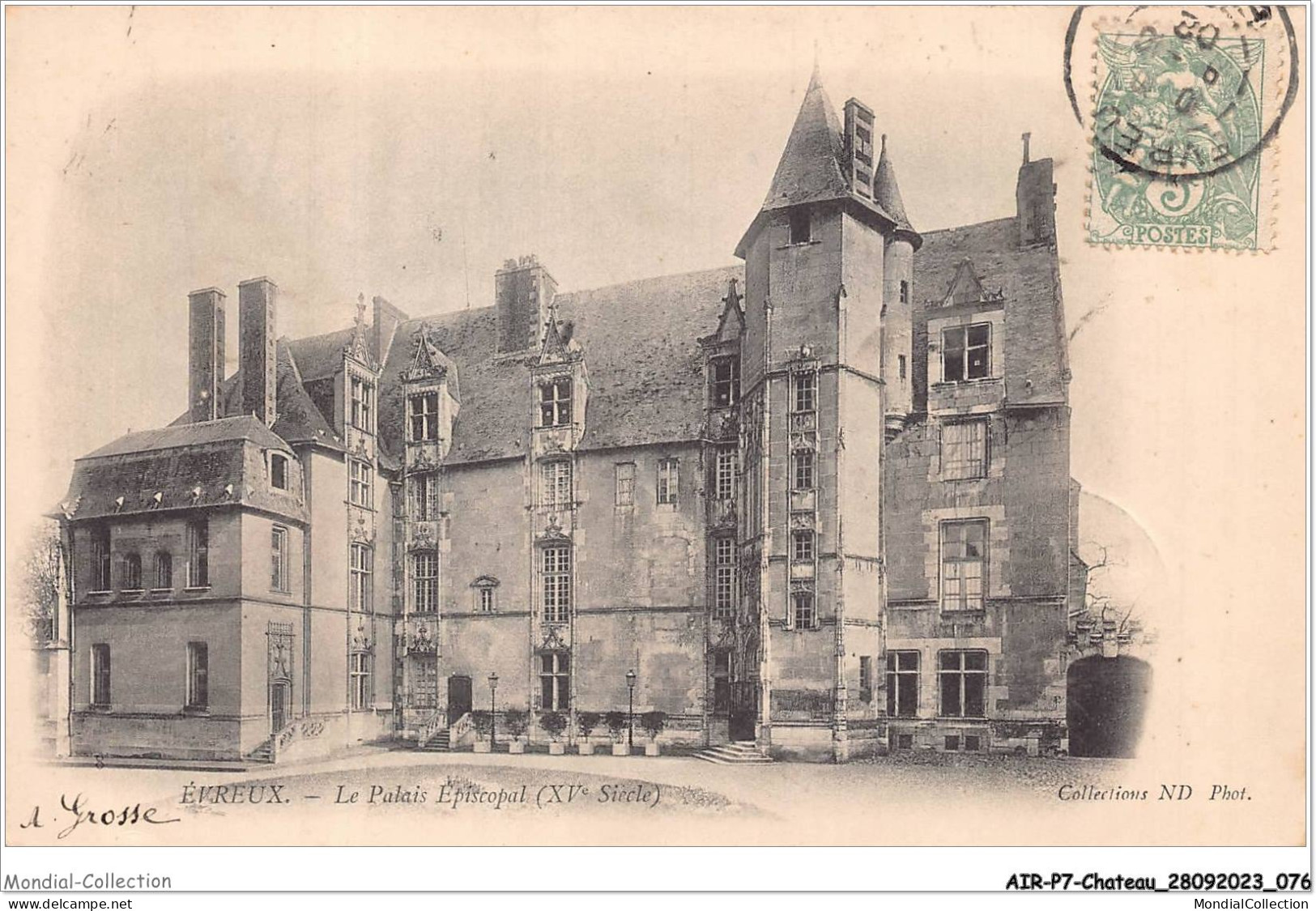 AIRP7-CHATEAU-0728 - Evreux - Le Palais épiscopal - Châteaux