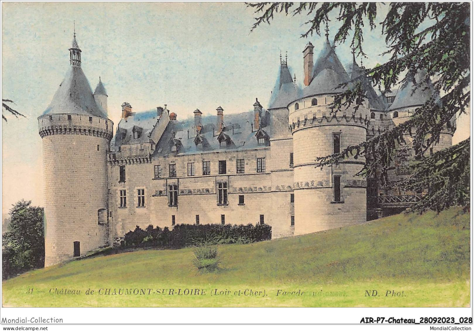 AIRP7-CHATEAU-0704 - Chateau De Chaumont-sur-loire - Façade - Châteaux