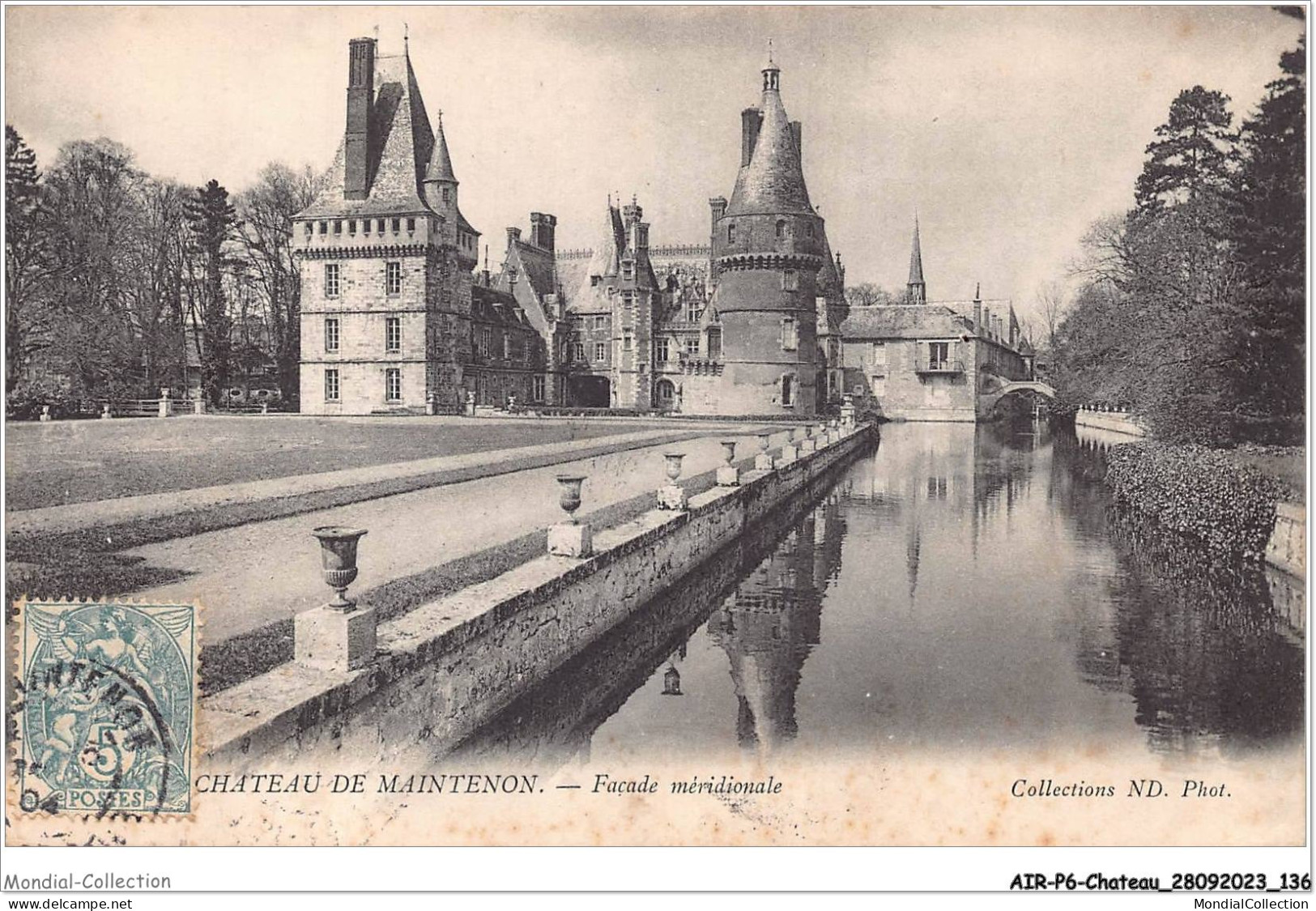 AIRP6-CHATEAU-0641 - Chateau De Maintenon - Façade Meridionale - Châteaux