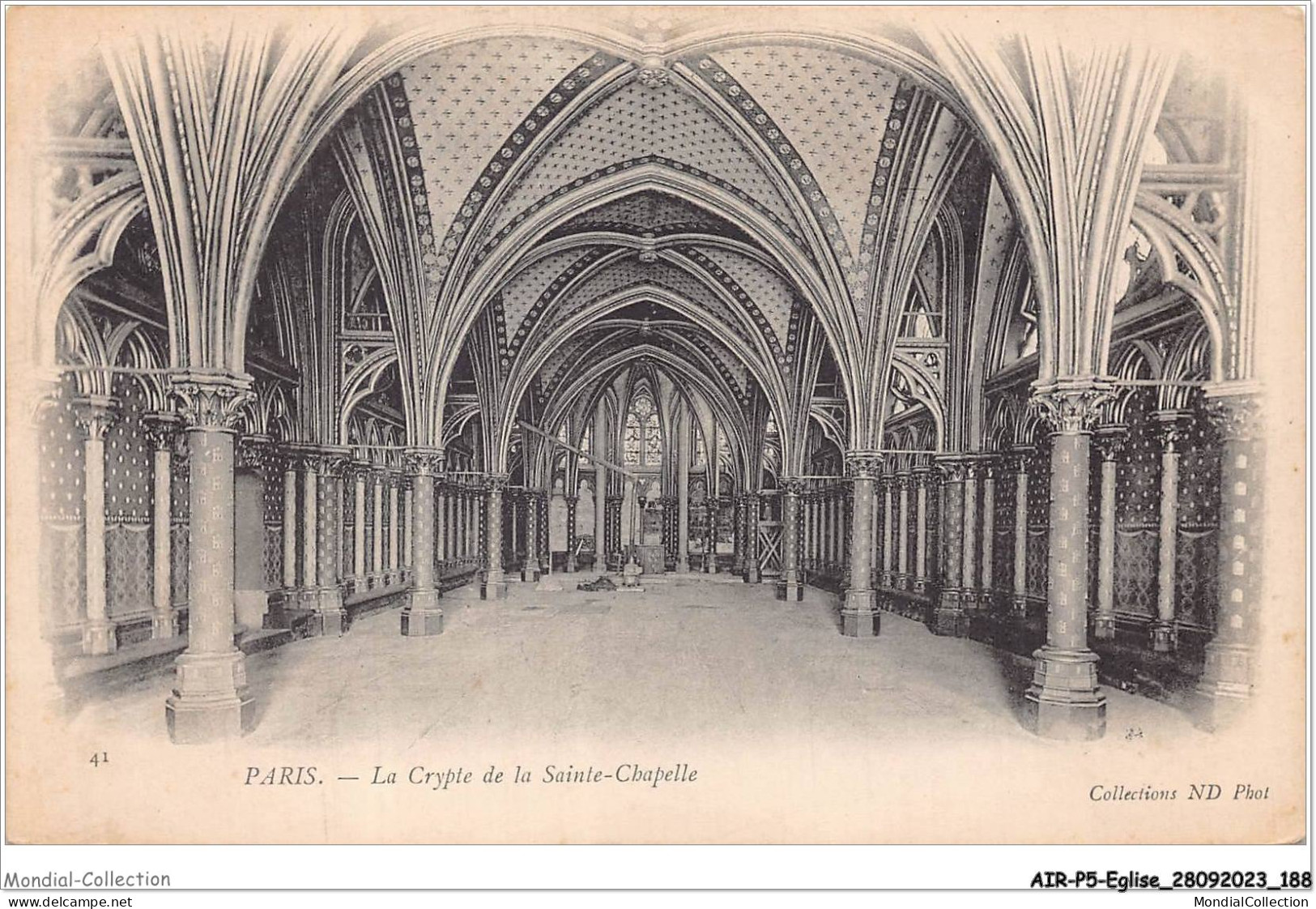 AIRP5-EGLISE-0538 - Paris - La Crypte De La Sainte-chapelle - Chiese E Cattedrali