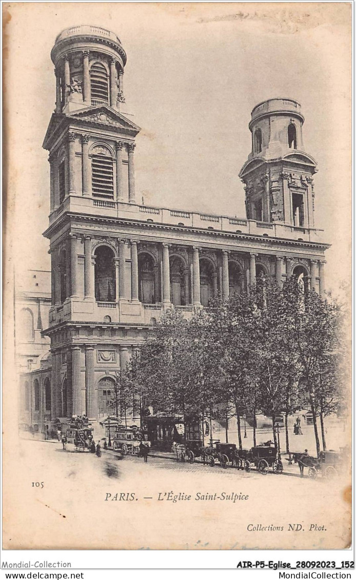 AIRP5-EGLISE-0520 - Paris - église Saint-sulpice - Chiese E Cattedrali