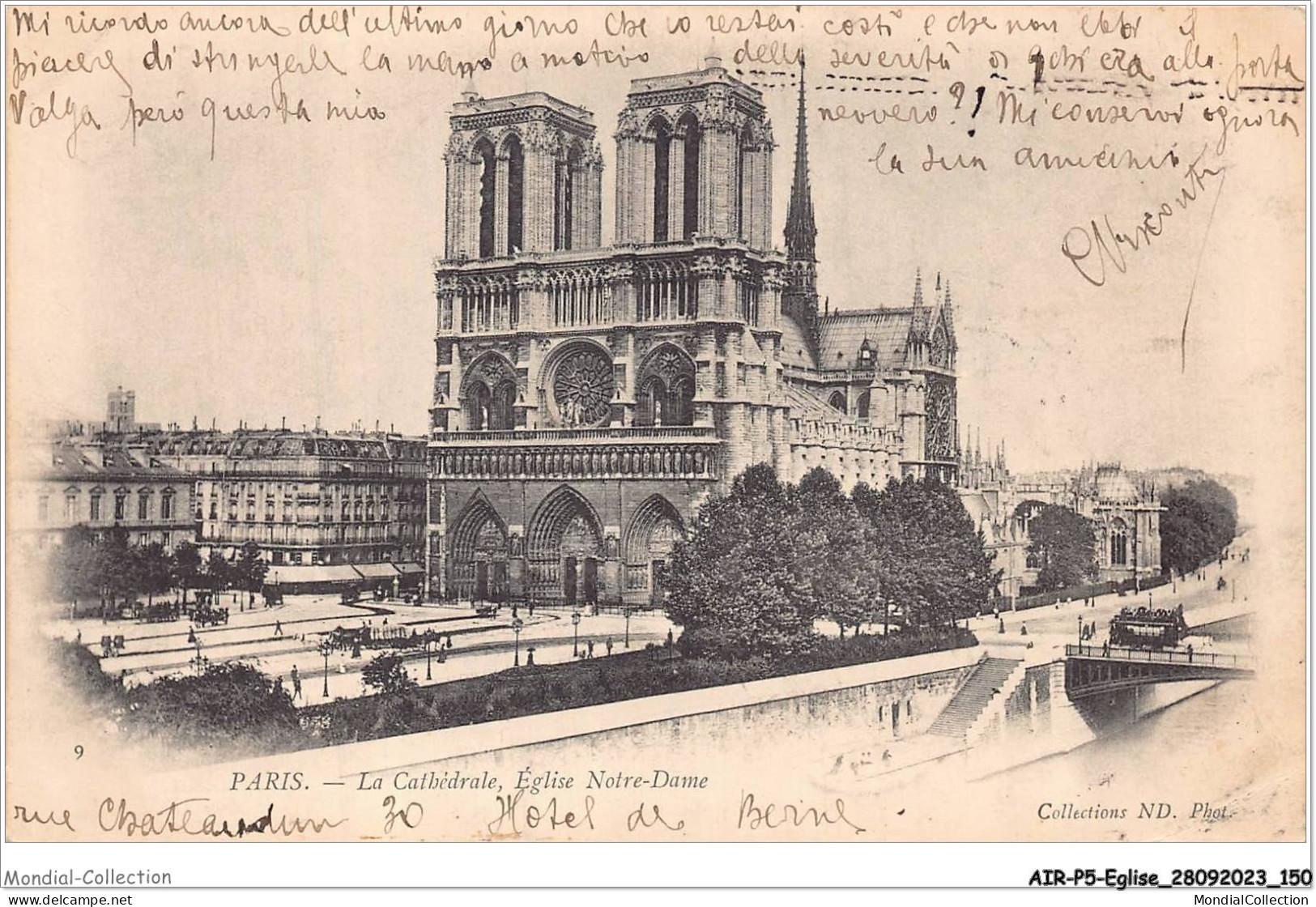 AIRP5-EGLISE-0519 - Paris - La Cathédrale église Notre-dame - Chiese E Cattedrali