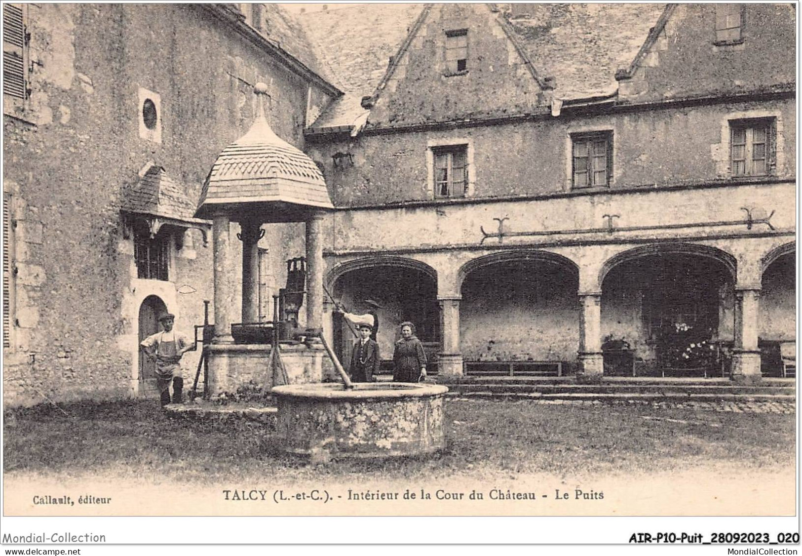 AIRP10-PUIT-1042 - Talcy - Intérieur De La Cour Du Chateau - Le Puits - Altri & Non Classificati