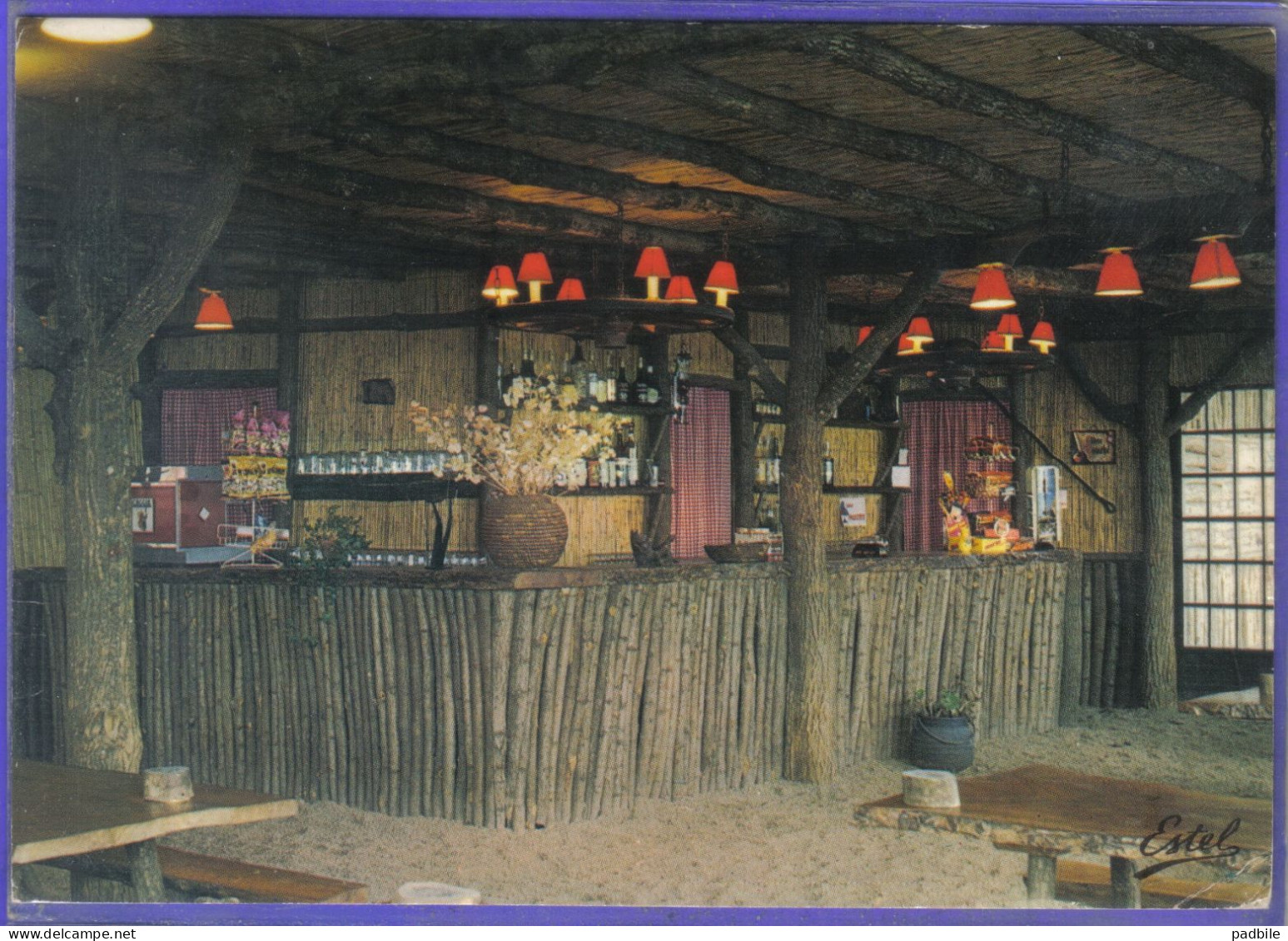 Carte Postale 79. Mazières En Gâtine  Verruyes  La Hutte  Bar Restaurant Crêperie  Très Beau Plan - Mazieres En Gatine