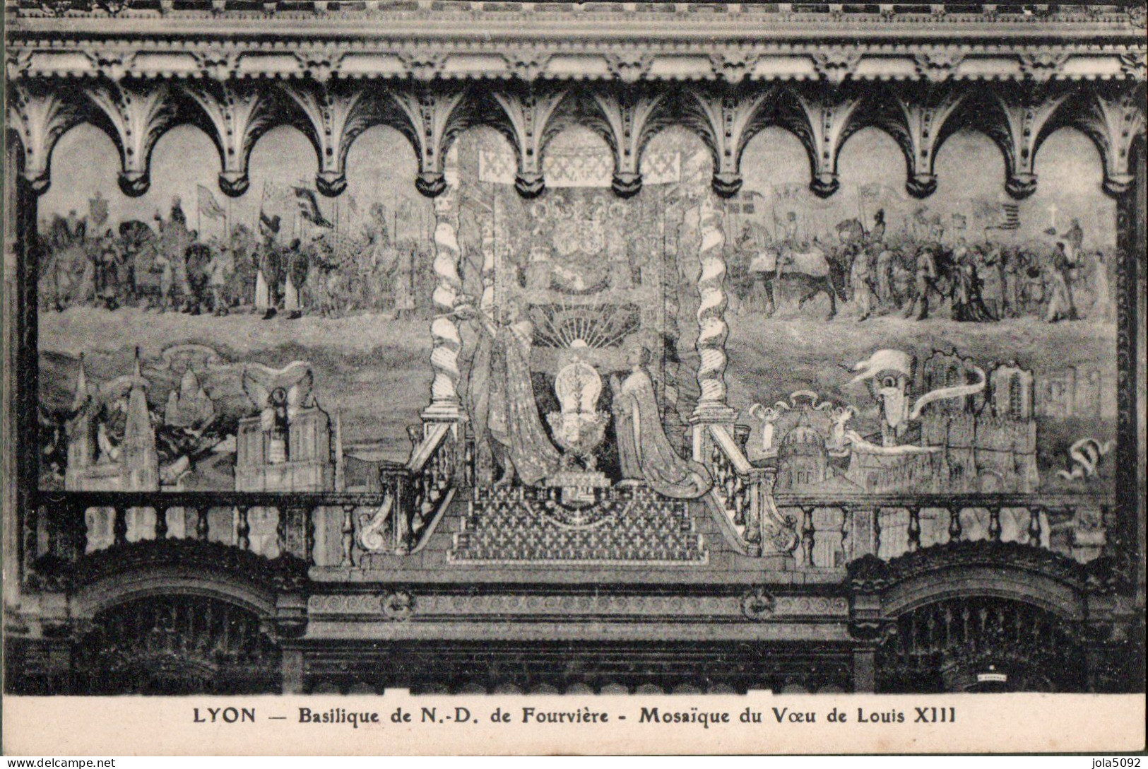 69 - LYON - Basilique De Fourvière - Mosaïque Du Vœu De Louis XIII - Lyon 5