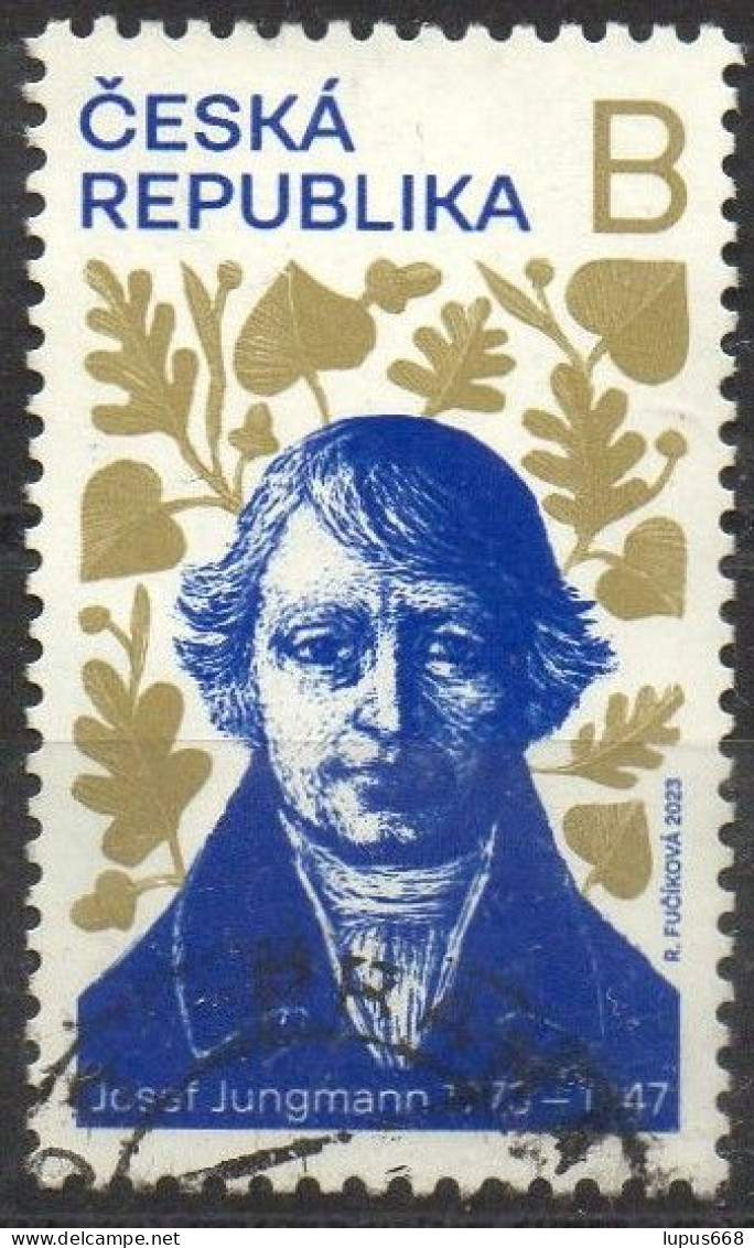R Tschechische Republik 2023 MiNr. 1218 O/used ; Josef Jungmann  Important Note (below) - Used Stamps