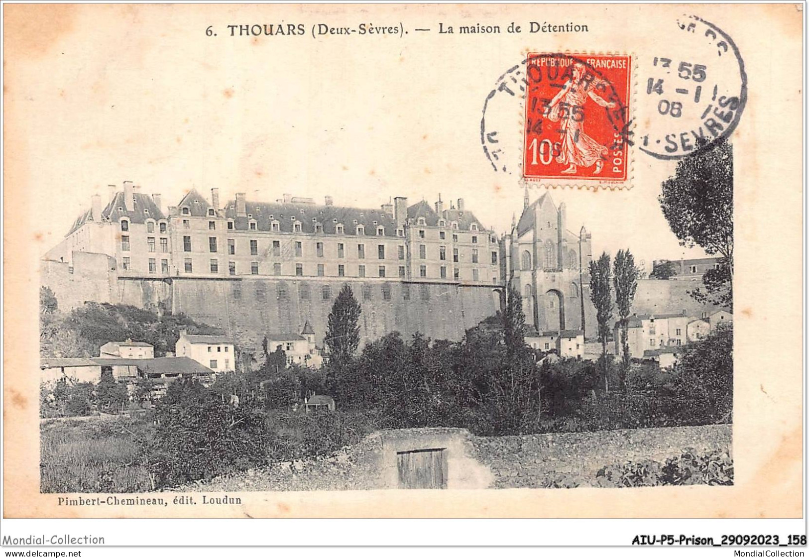 AIUP5-0485 - PRISON - Thouars - La Maison De Détention - Bagne & Bagnards