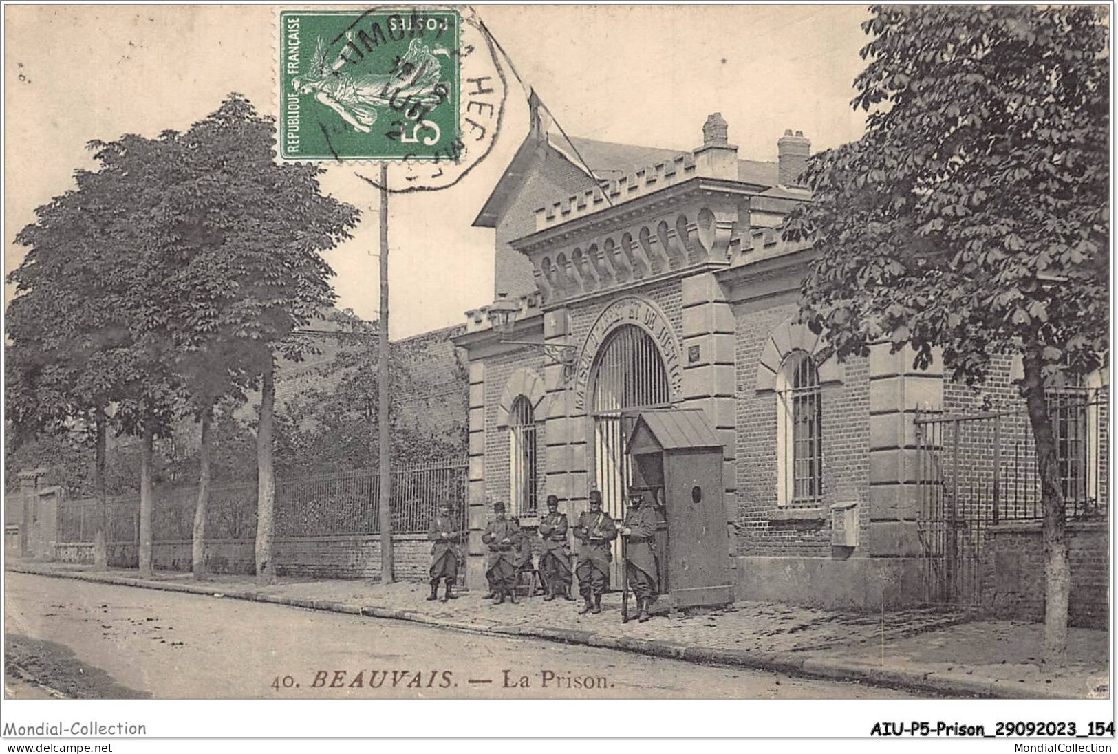 AIUP5-0483 - PRISON - Beauvais - La Prison - Bagne & Bagnards