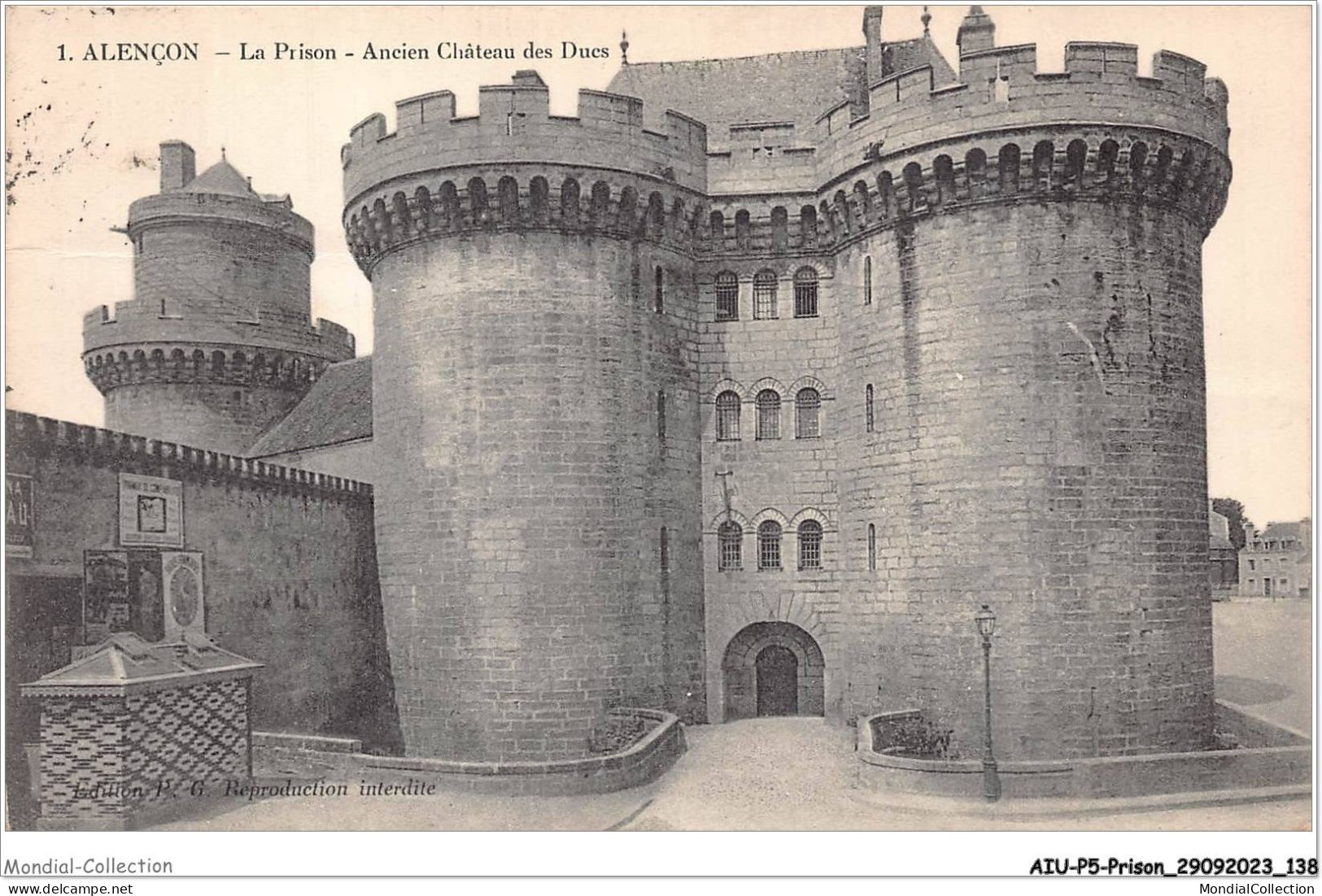 AIUP5-0475 - PRISON - Alençon - La Prison - Ancien Chateau Des Ducs - Bagne & Bagnards